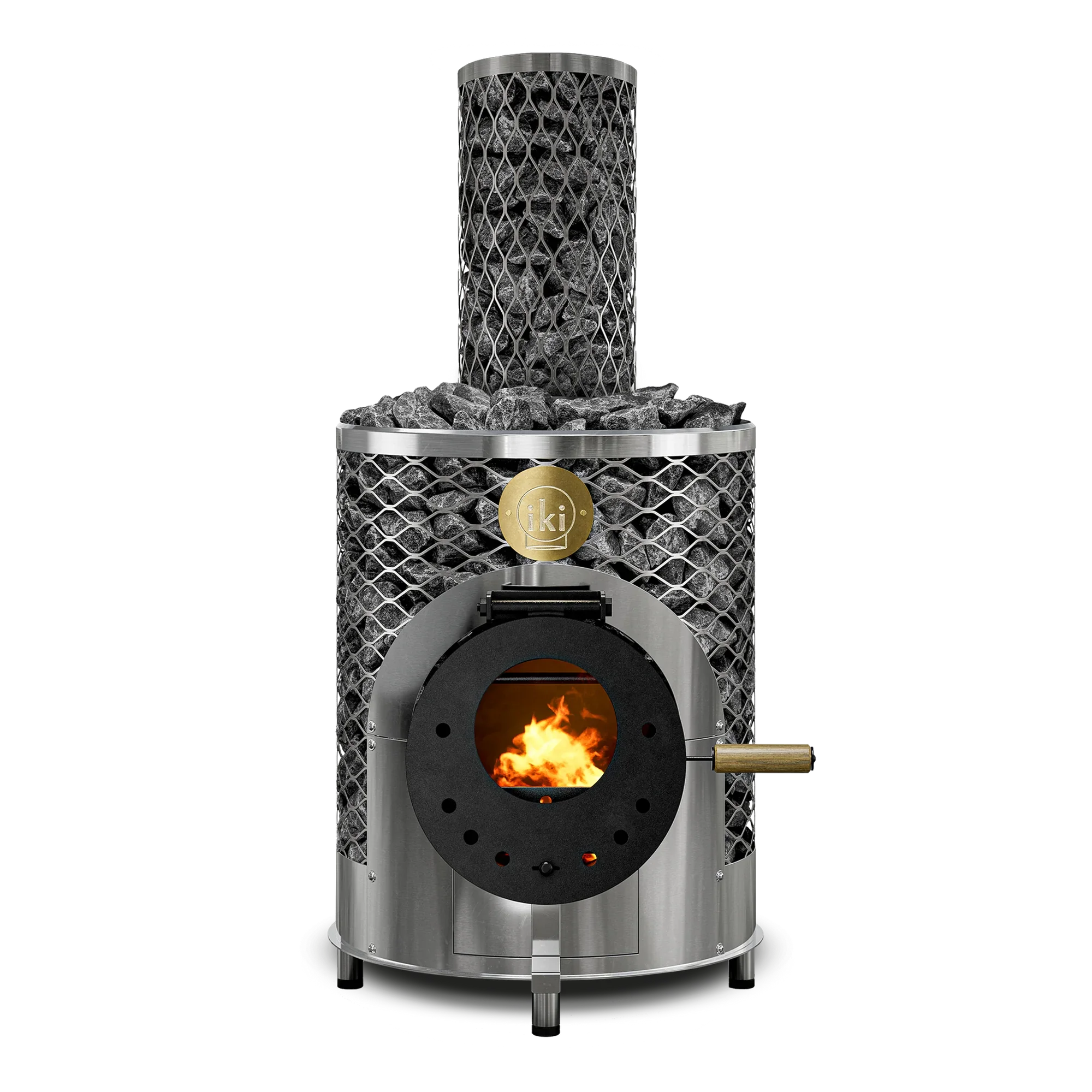 IKI Mini Plus  Heater w/Stones - Wood Burning