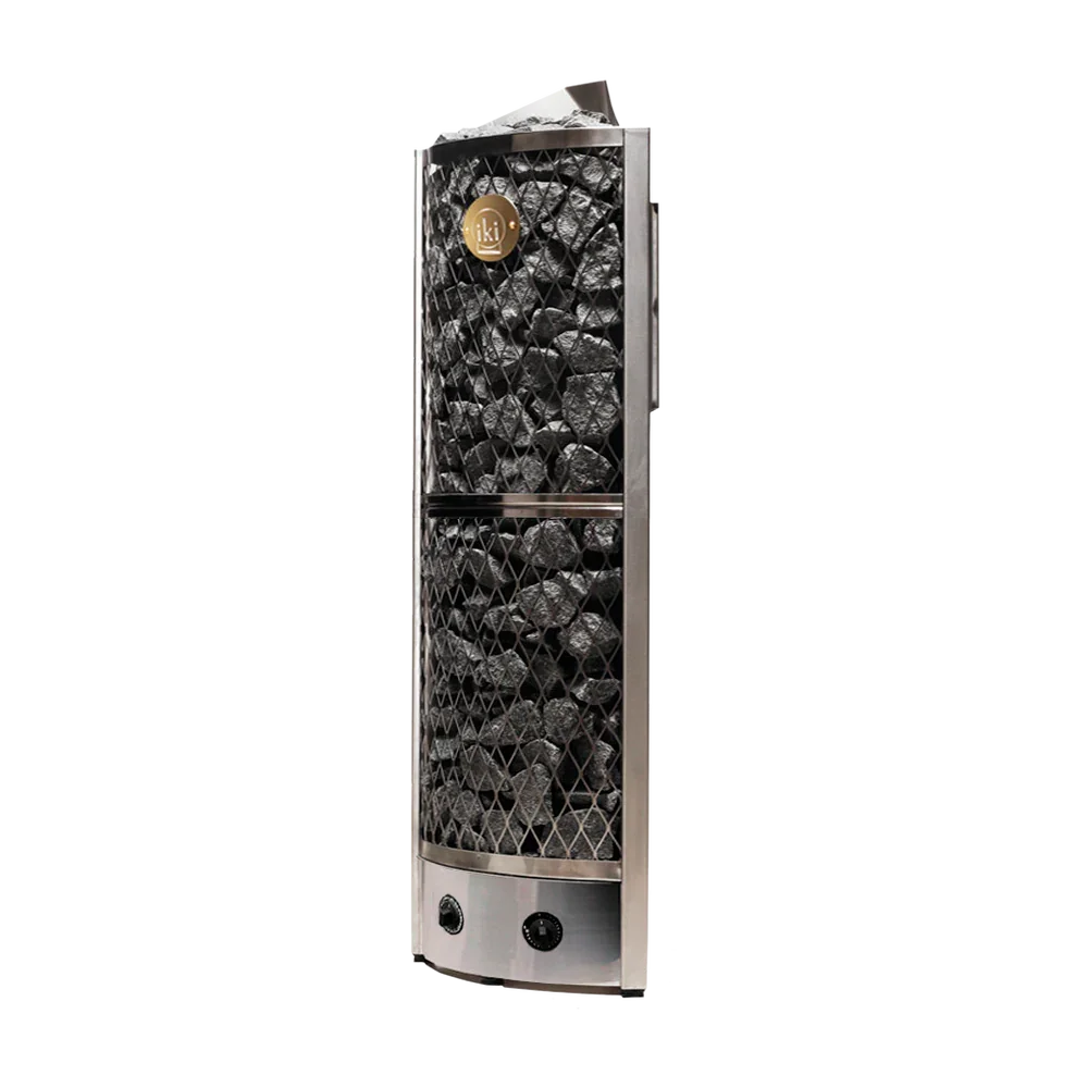 IKI Corner 9kW  Heater w/ Stones - Built In Controls