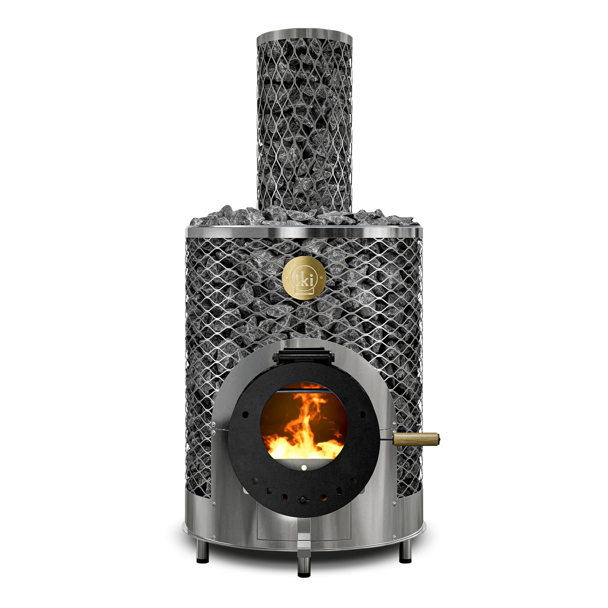 IKI Original Plus  Heater w/Stones - Wood Burning