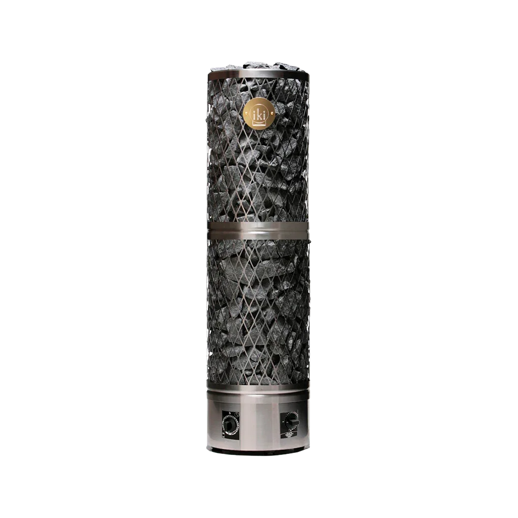 IKI Pillar 9 kW Heater w/ Stones - Built in Controls