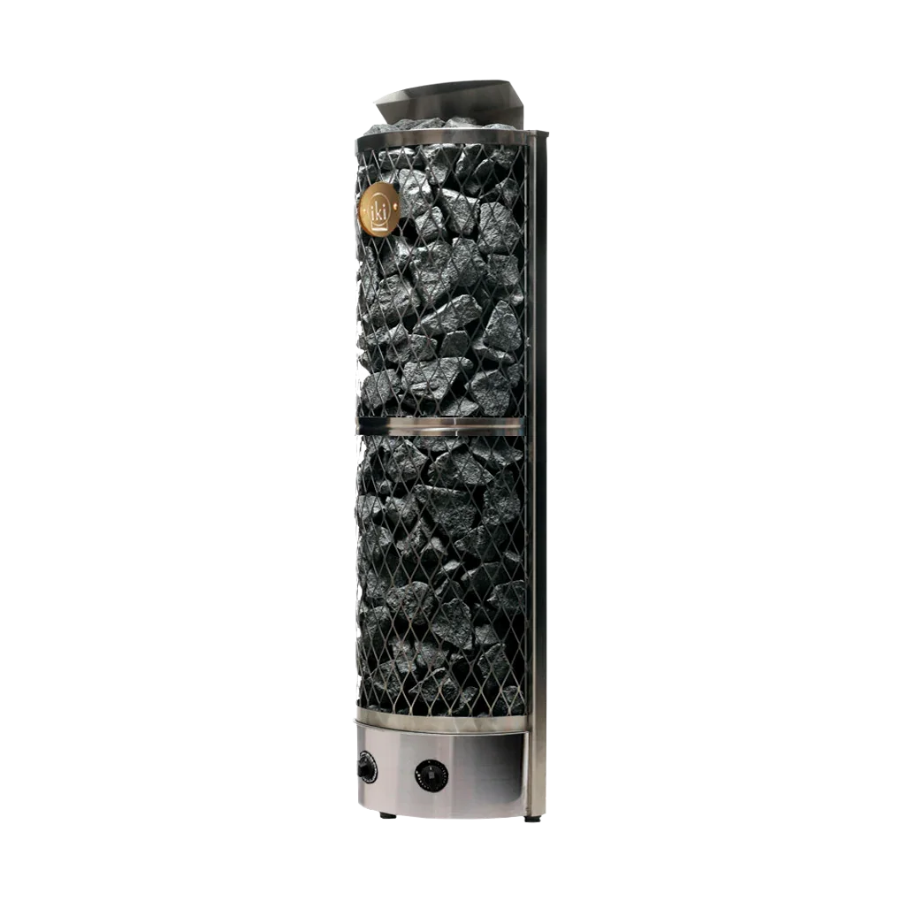 IKI Wall 9kW Heater w/ Stones - Built In Controls