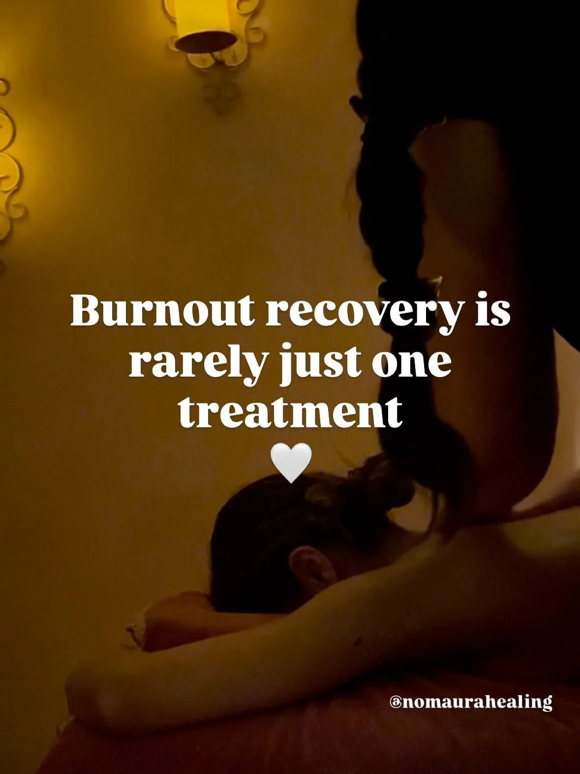 Burnout is rarely something that disappears after one &ldquo;self care day.&rdquo;

For many people, the body has been stuck in stress mode for weeks, months, or sometimes years.

During more difficult periods, regular treatments for a short amount o