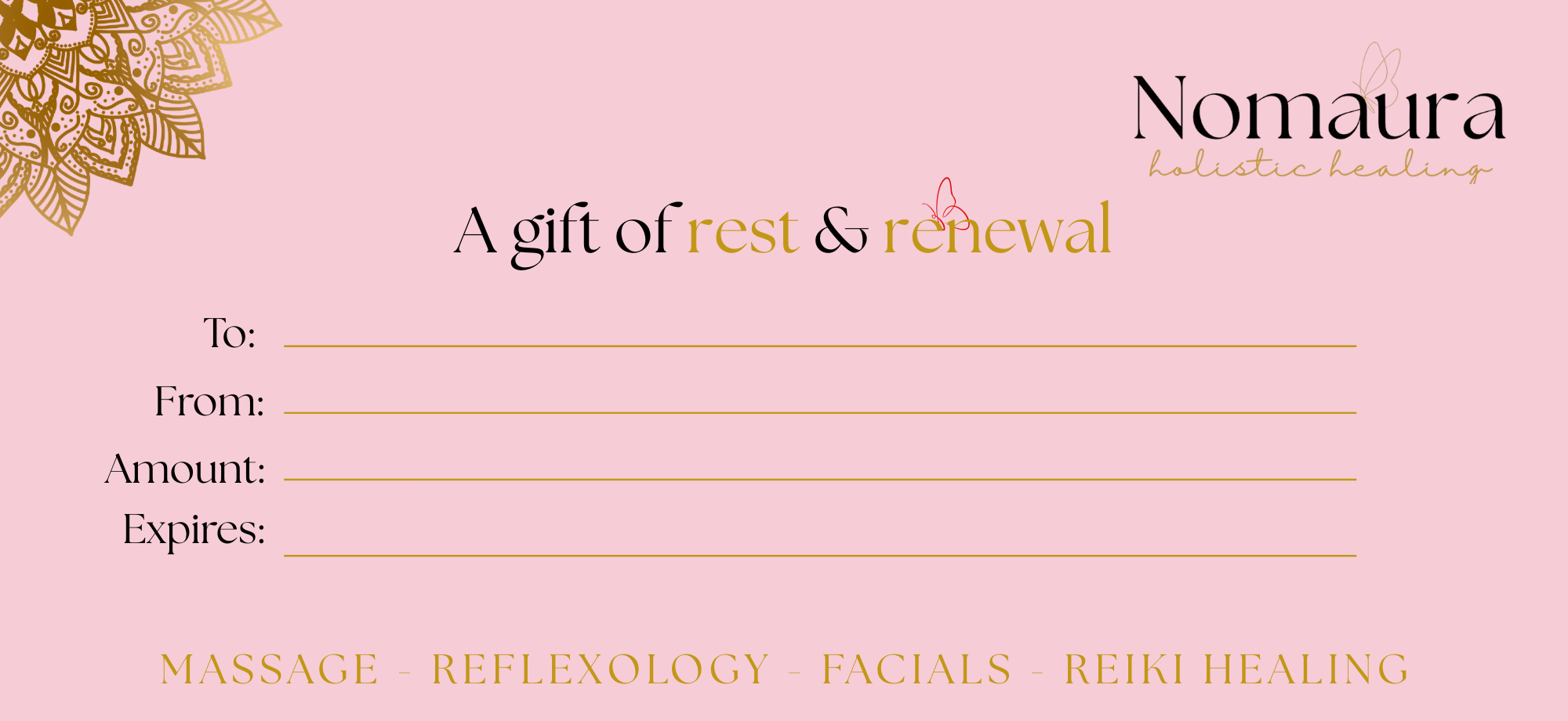 Nomaura Gift Vouchers