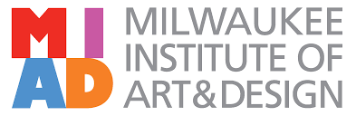 Milwaukee Institute of Art & Design logo with colorful letter M, I, A, D