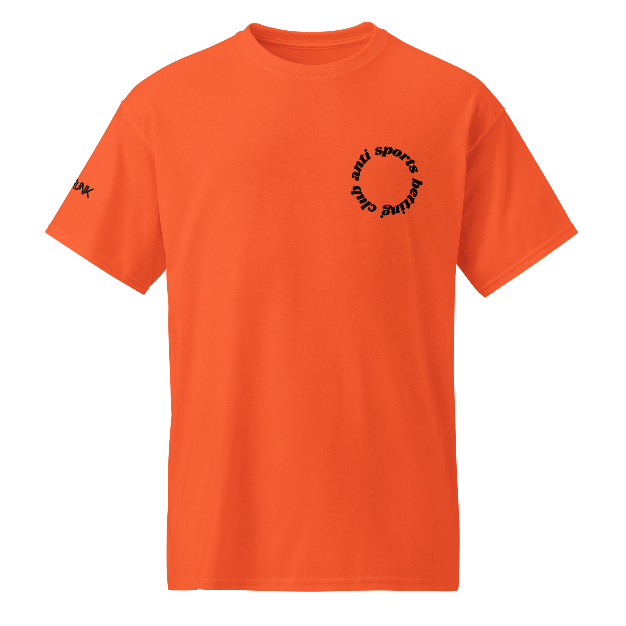 anti sports betting club t-shirt, black font