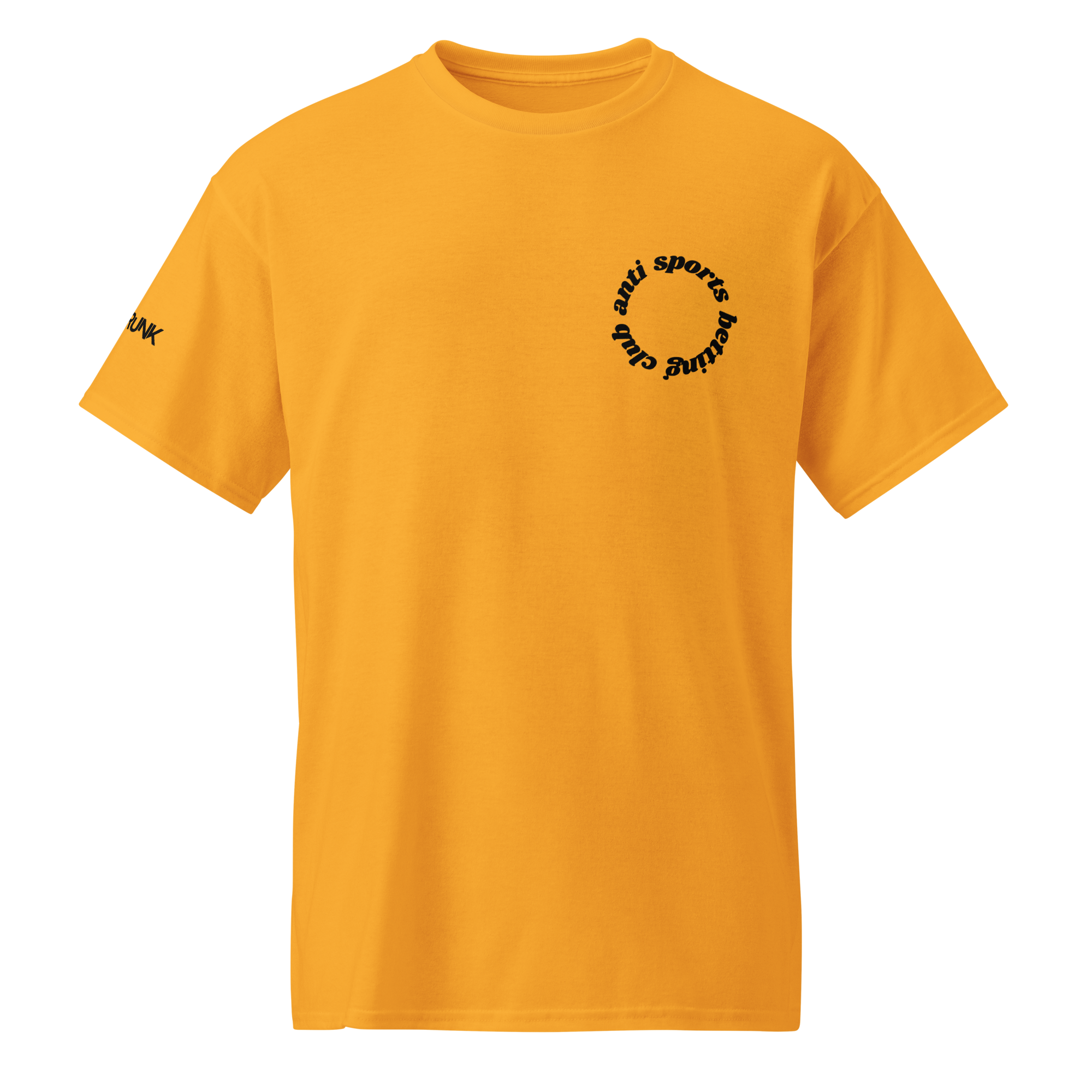 anti sports betting club t-shirt, black font