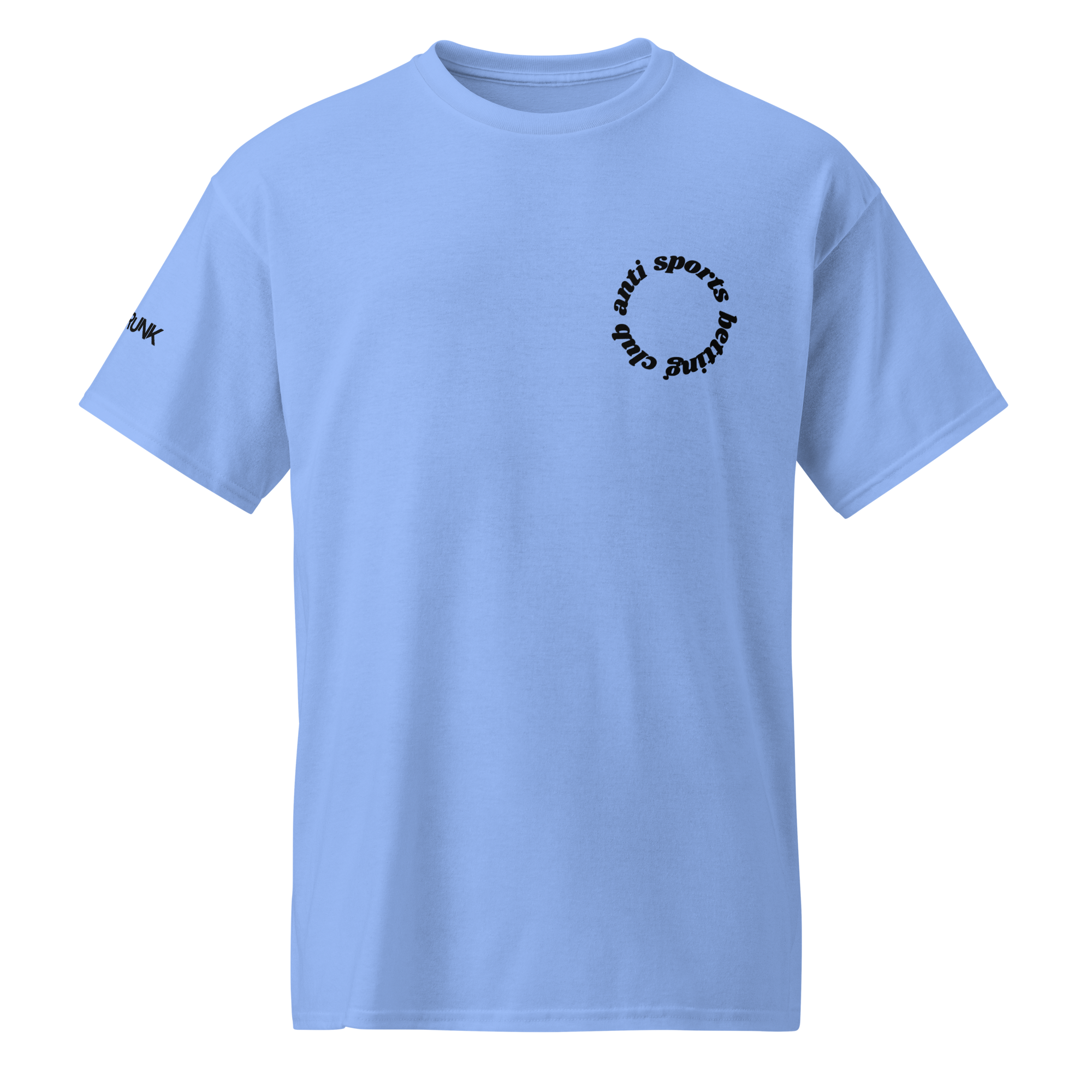 anti sports betting club t-shirt, black font