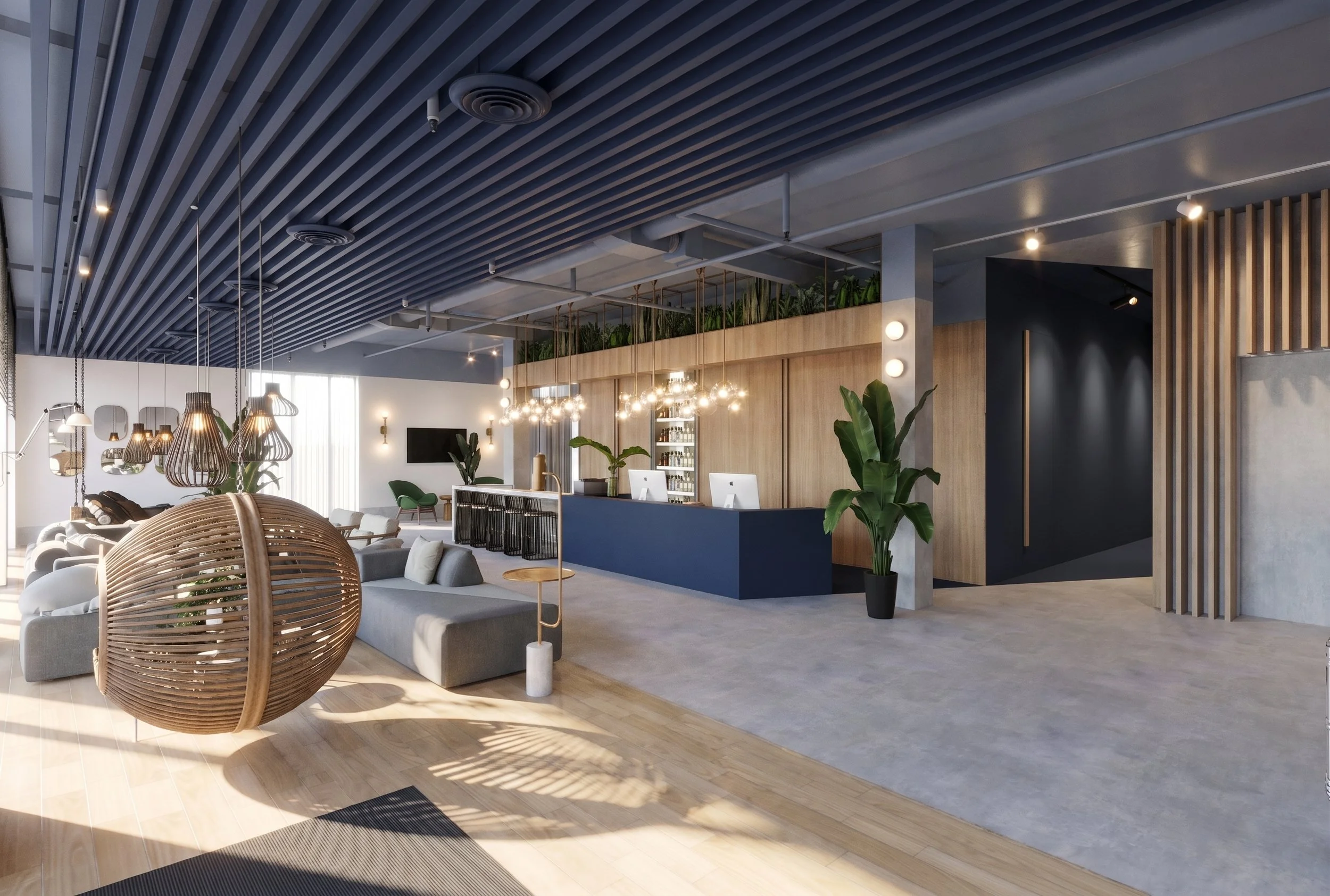 Koncepcja Lobby Aparthotel DS Development 2020