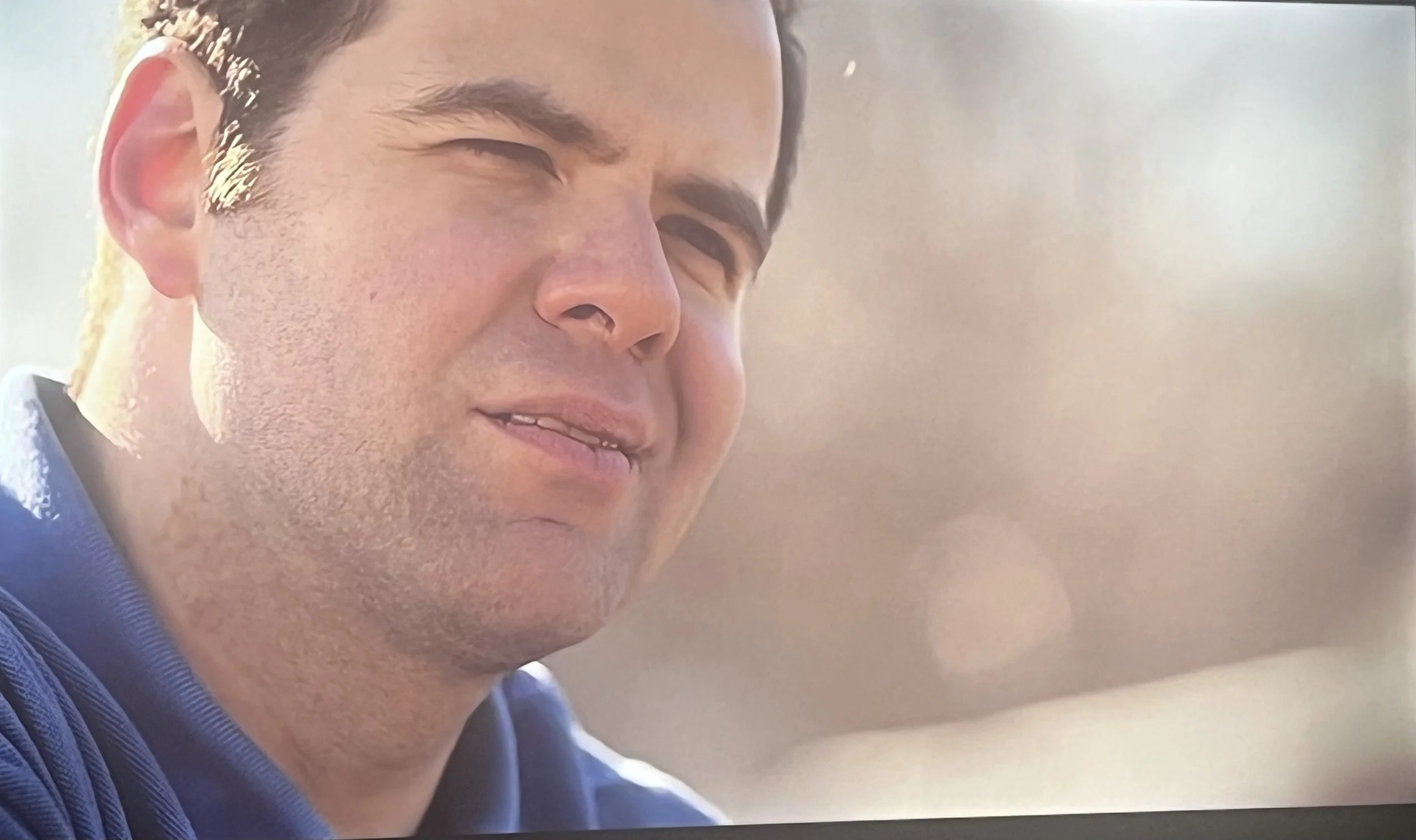 On "Mysteries at the Monument" as Charlie Morton. This was my first good guy role after playing a string of villains. But I think I'm giving Tony Soprano vibes here.