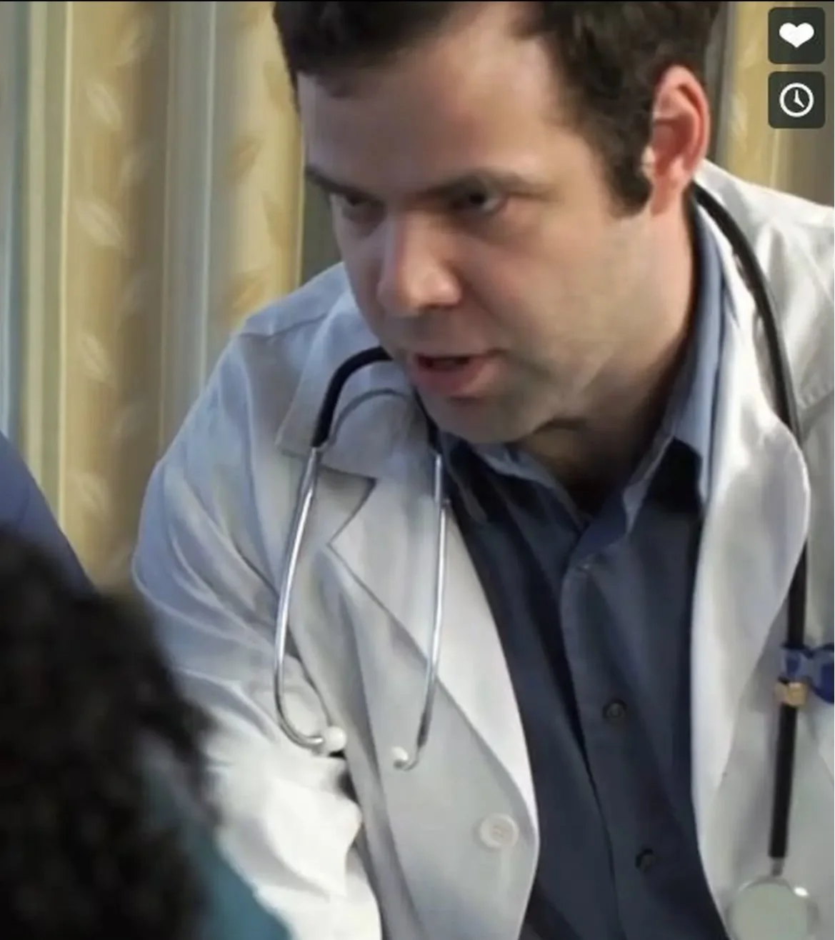On "A Perfect Murder" as an ER Doctor.