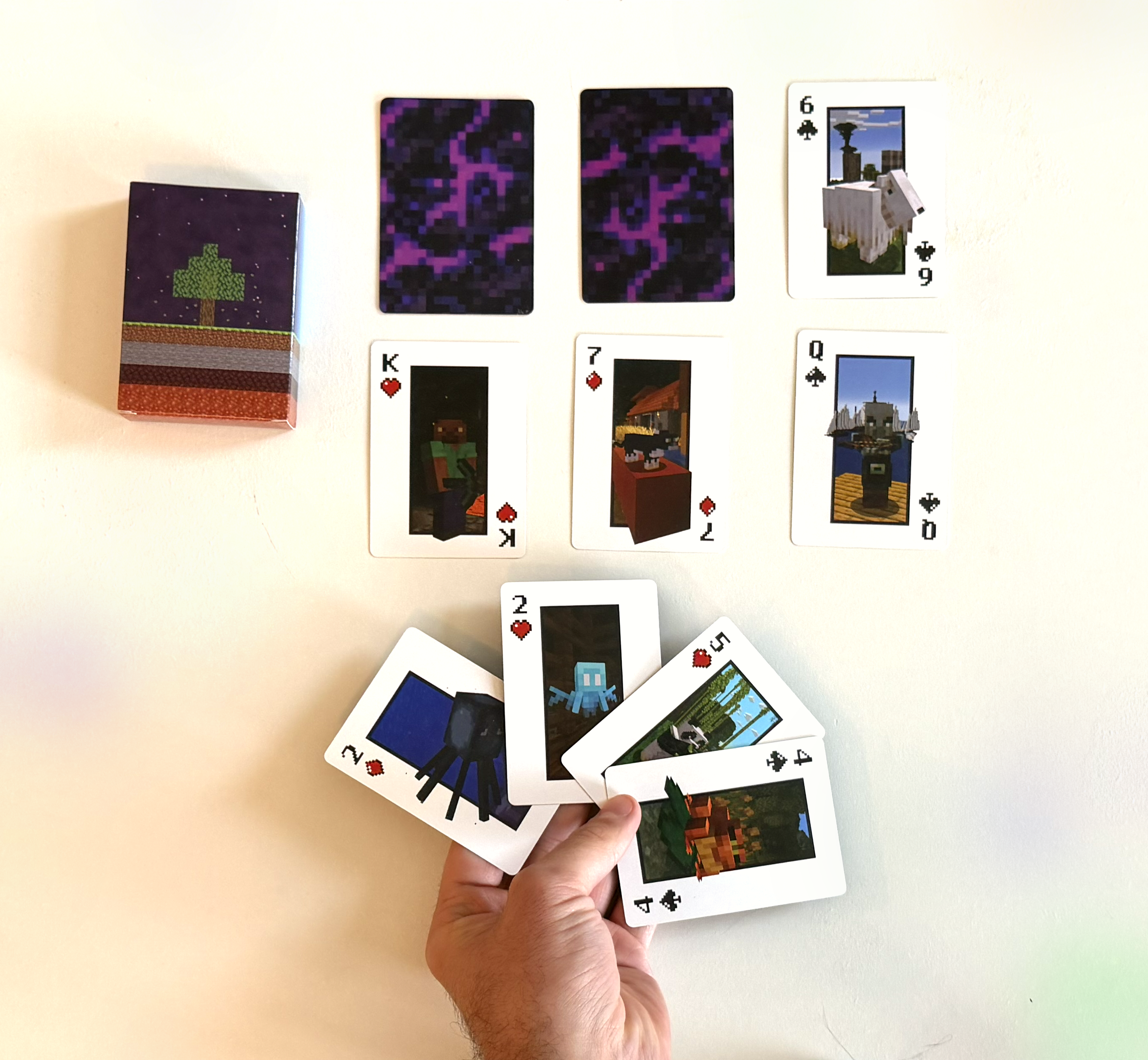 Poker Cards inspired by Minecraft