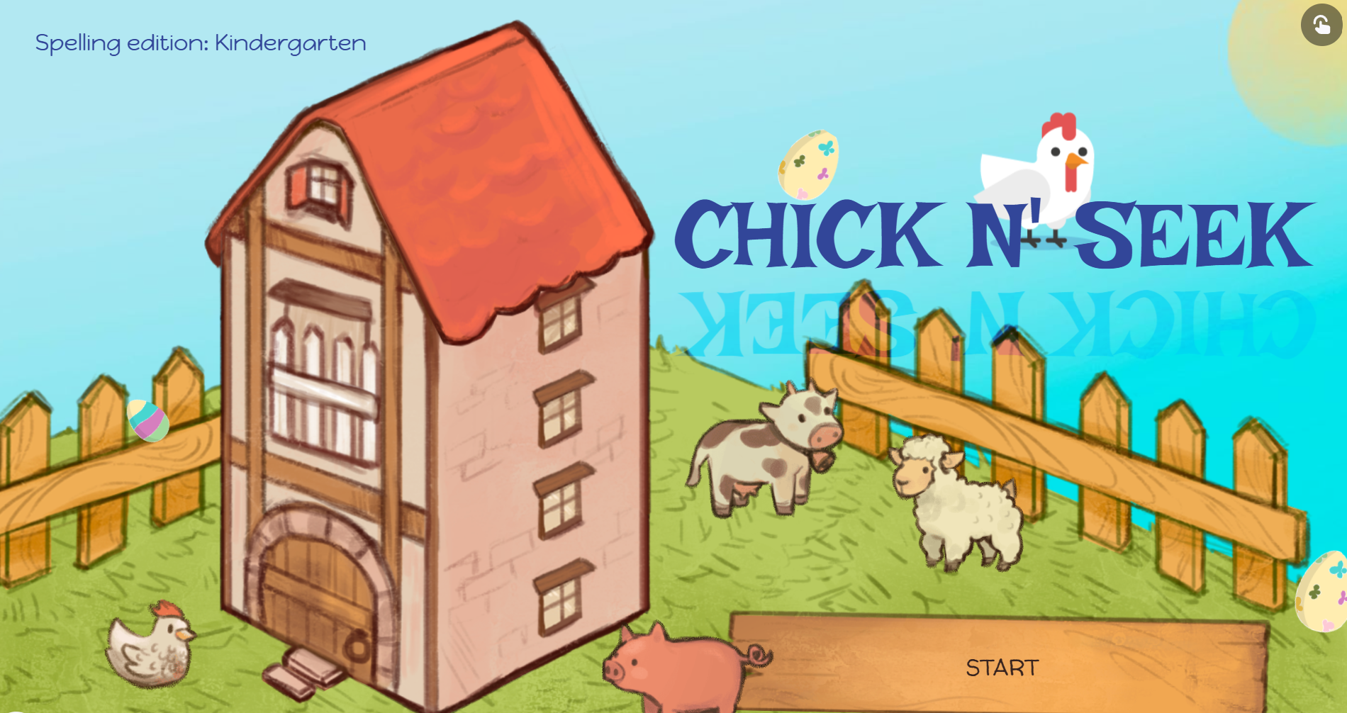 Grab your basket and head to the farm! Hunt for hidden eggs while practicing fun vocabulary and spelling words. Read each word carefully, find the correct egg, and collect points along the way. Meet friendly farm animals, unlock new challenges, and s