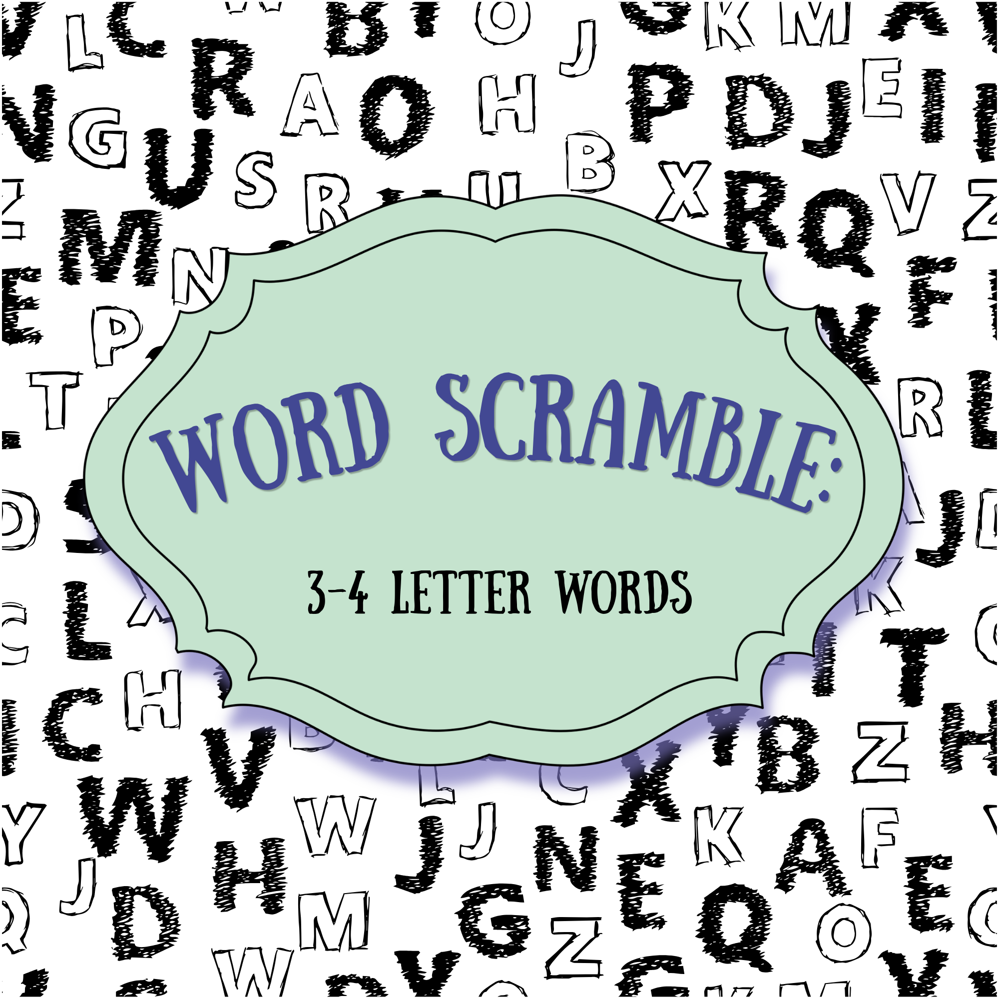 Unscramble the letters to build simple words. Read carefully, move the letters around, and see how many words you can solve. Can you fix all eight words? Start playing now!