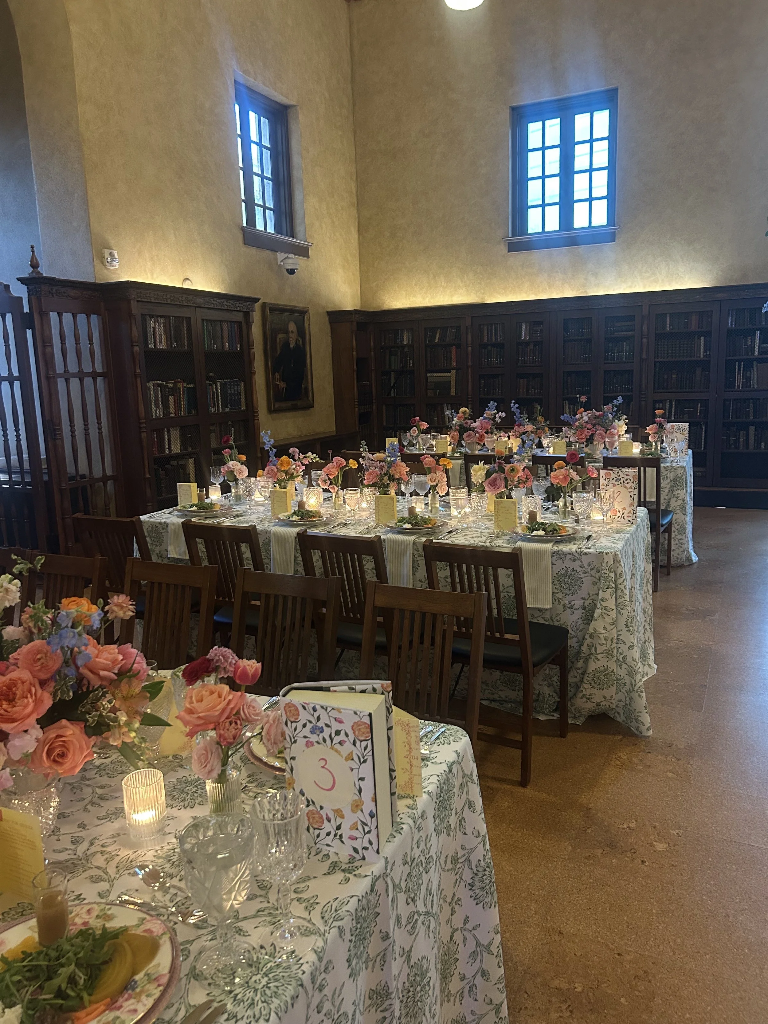 Gillespie Wedding: table numbers