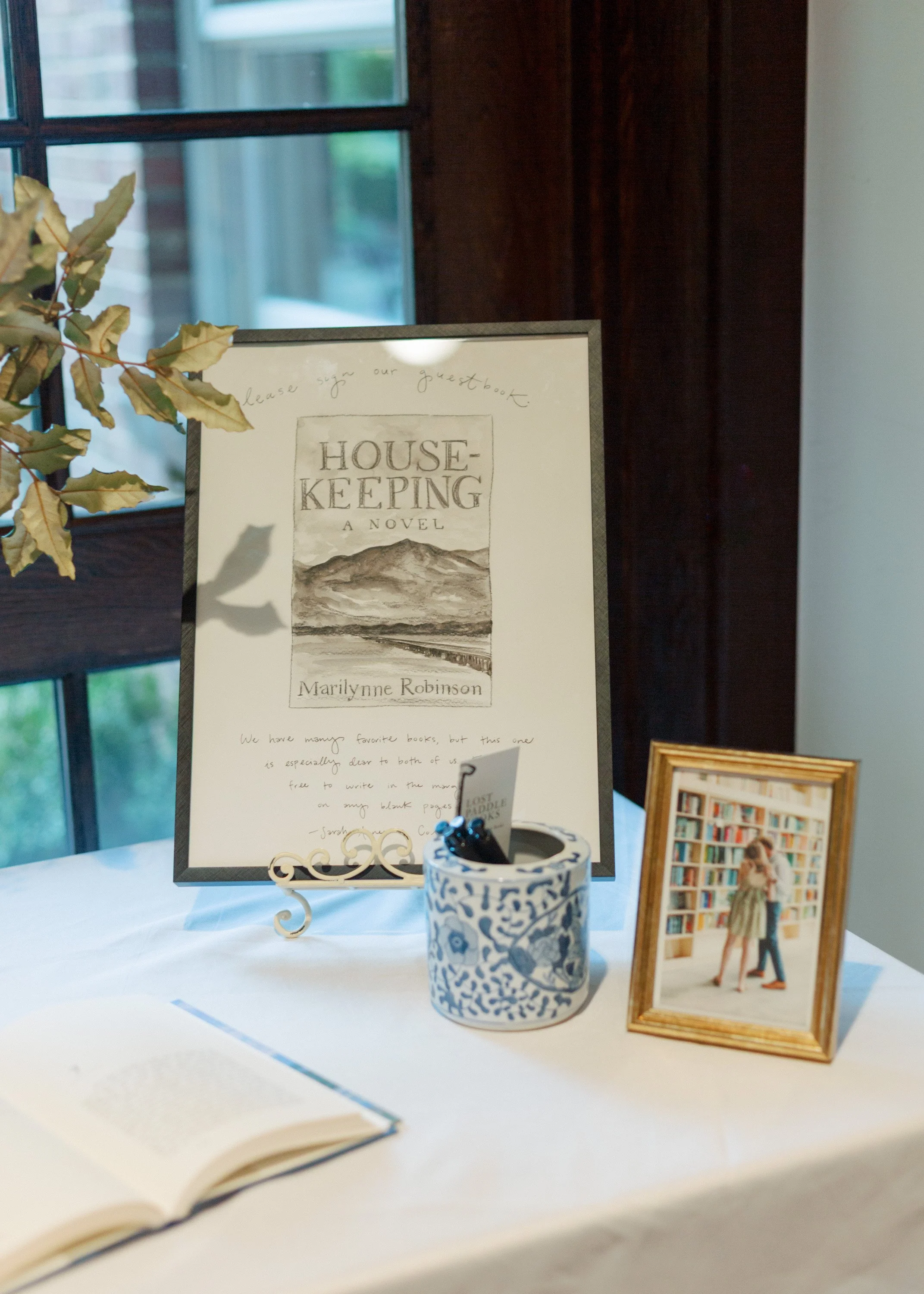Brandt Wedding: guestbook sign