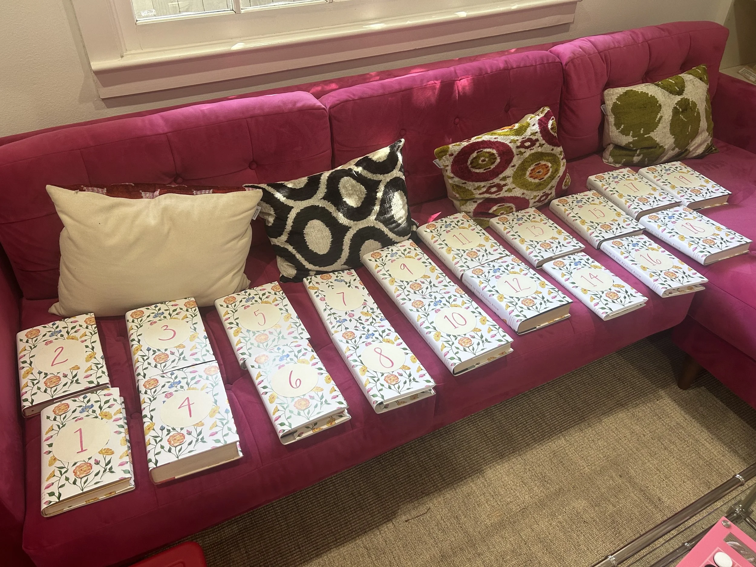 Gillespie Wedding: table numbers