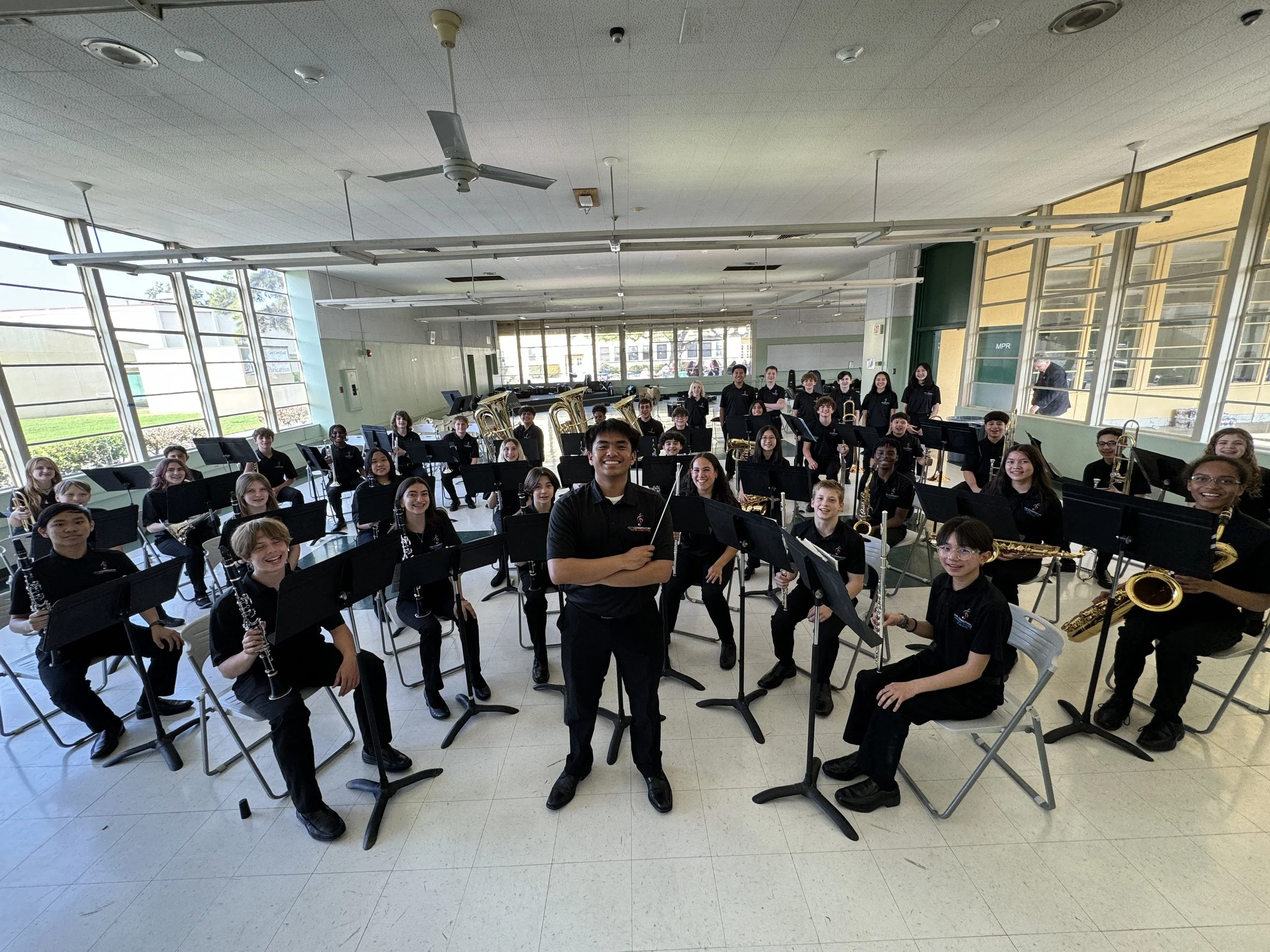 Conducting the 2024-2025 Sloan Canyon Symphonic Band one final time at the WorldStrides Anaheim Heritage Festival.