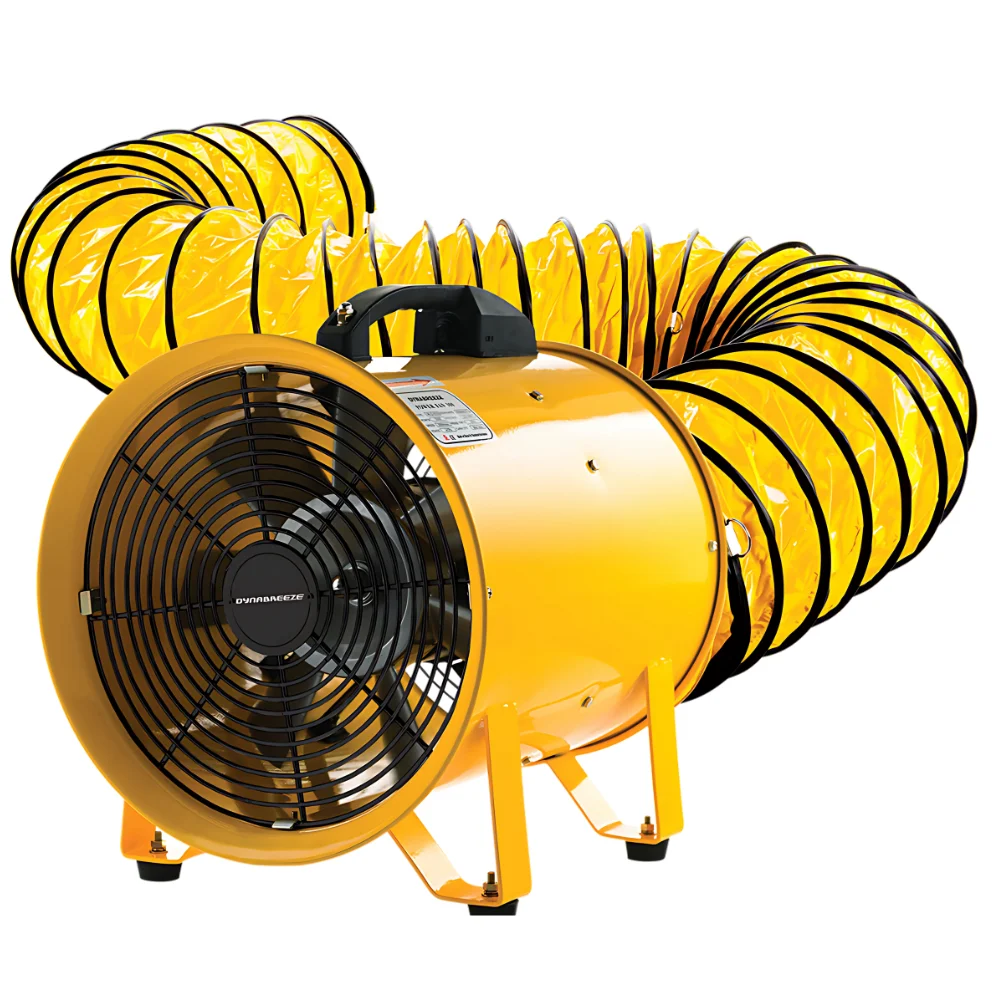 Extraction Fan & Duct Industrial Strength 300mm