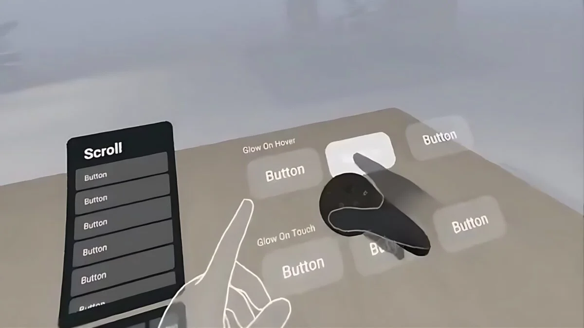 Education for VR controls