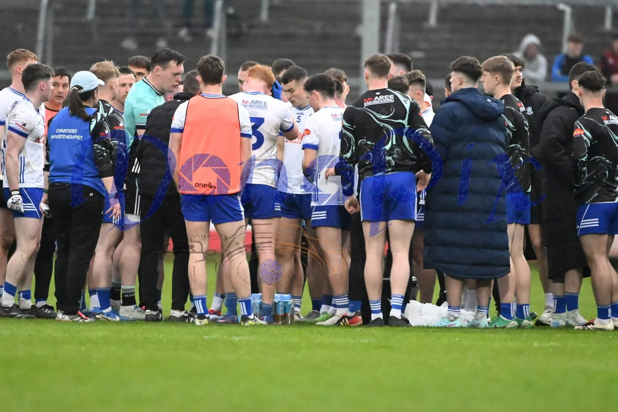 Clinic owner Fiona in her physiotherapy role with Monaghan GAA senior football