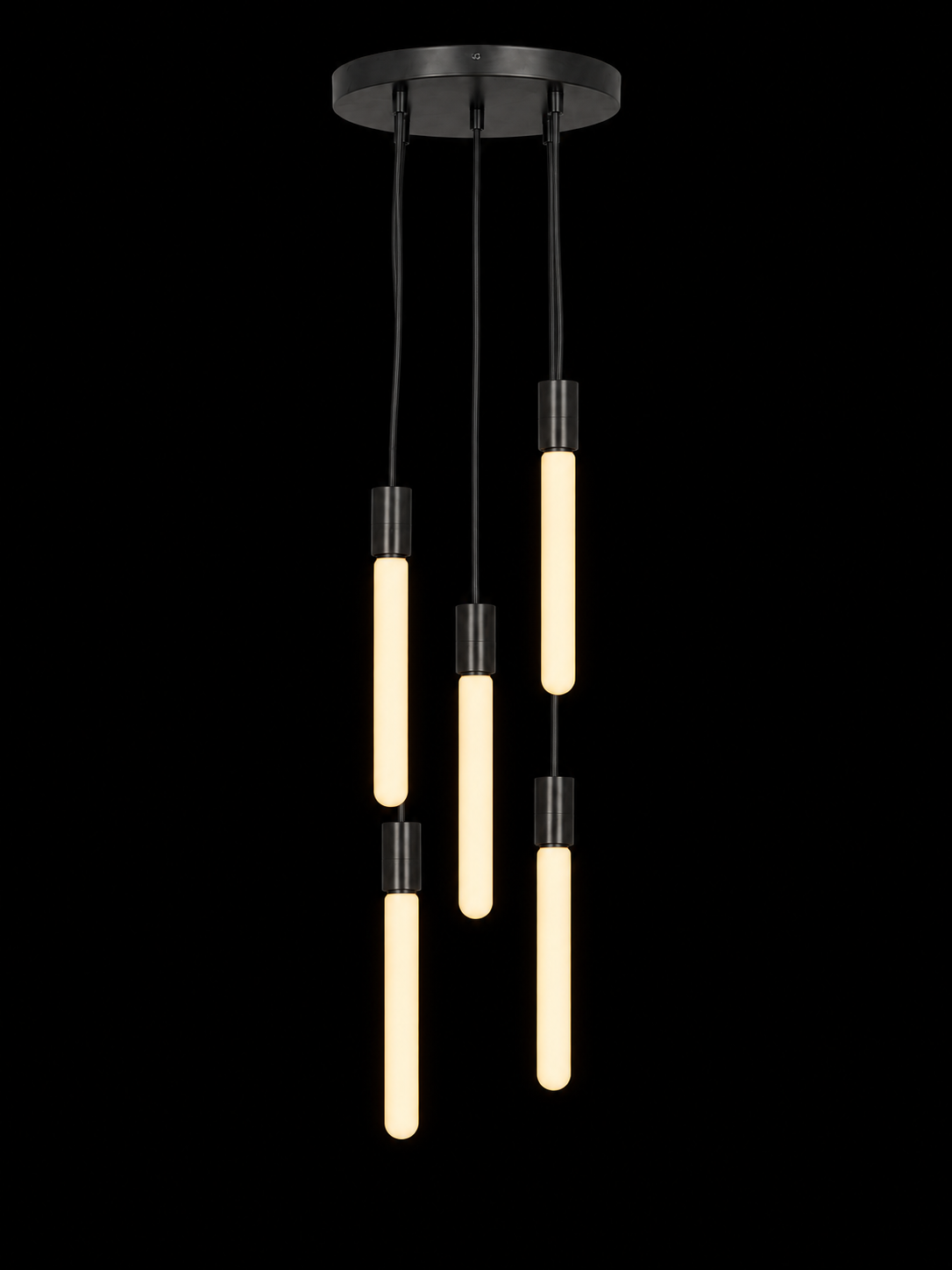 black-tube-chandelier-halo