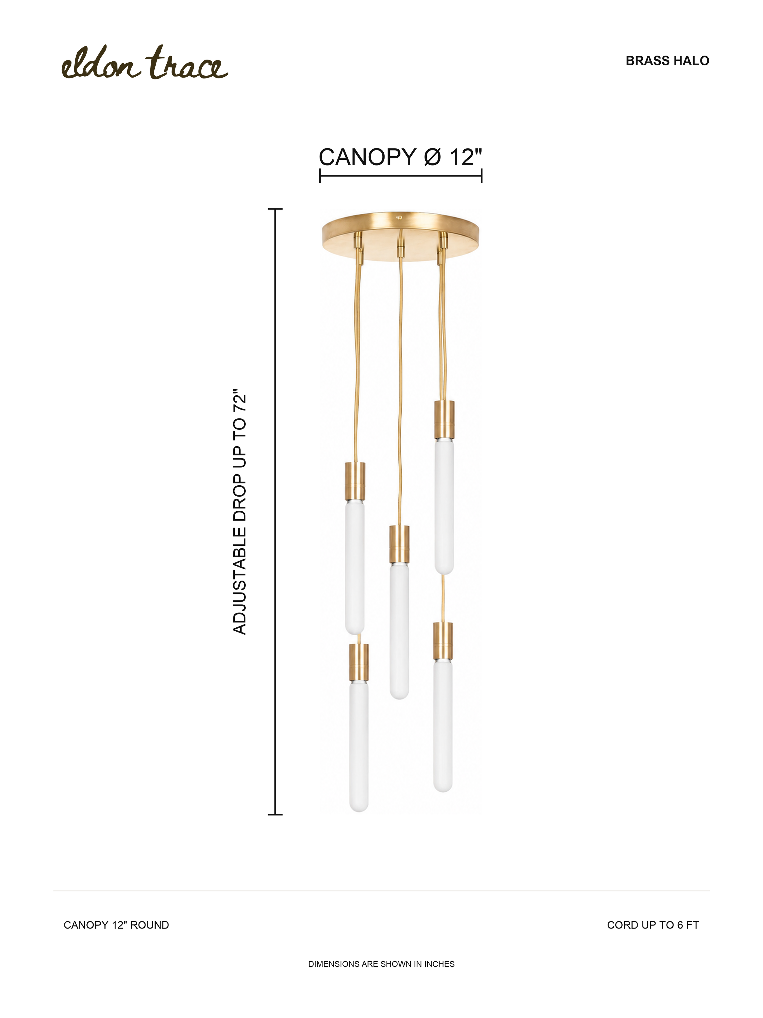Brass Halo essential dimensions by Eldon Trace