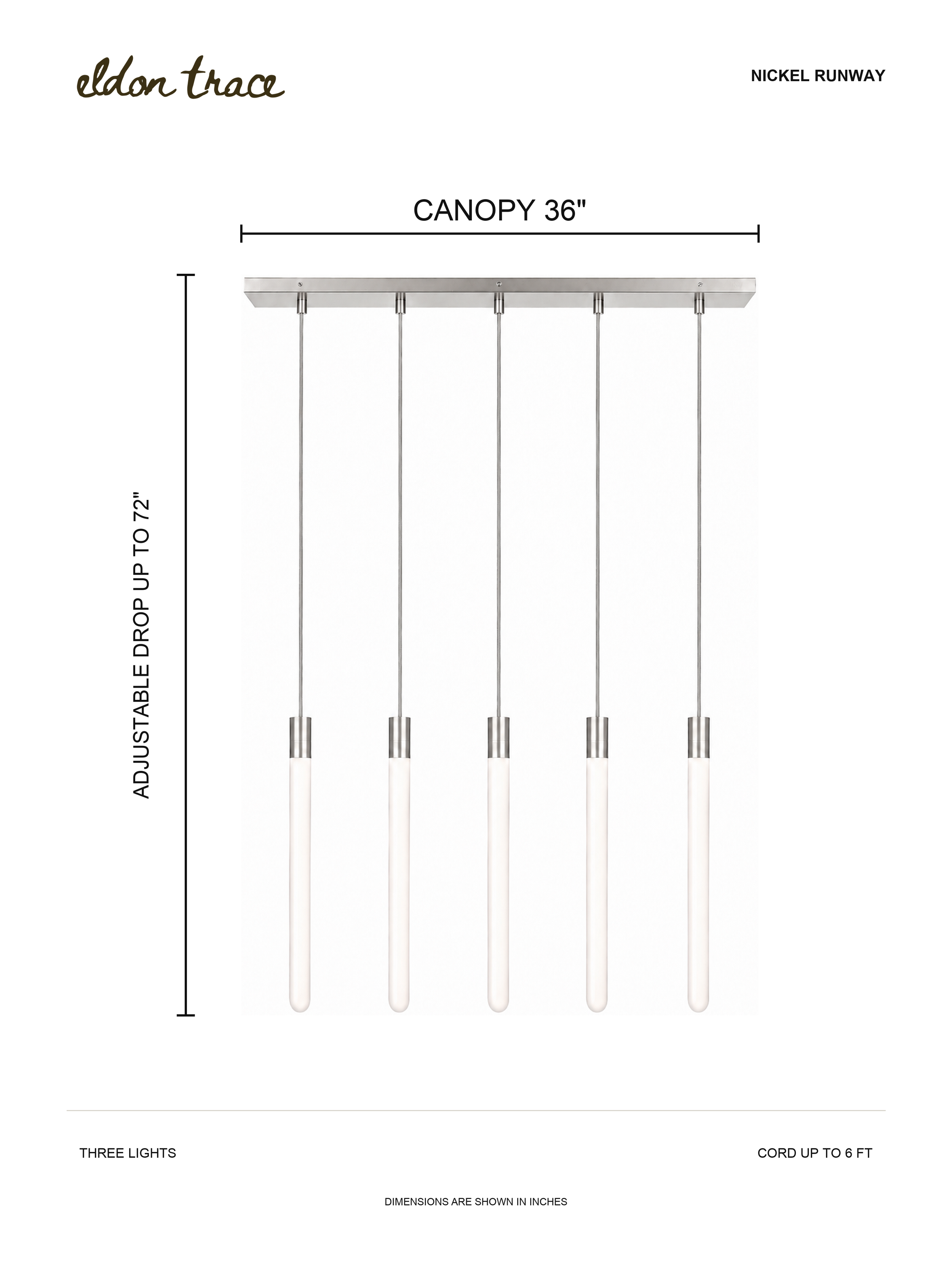 Nickel Runway essential dimensions by Eldon Trace