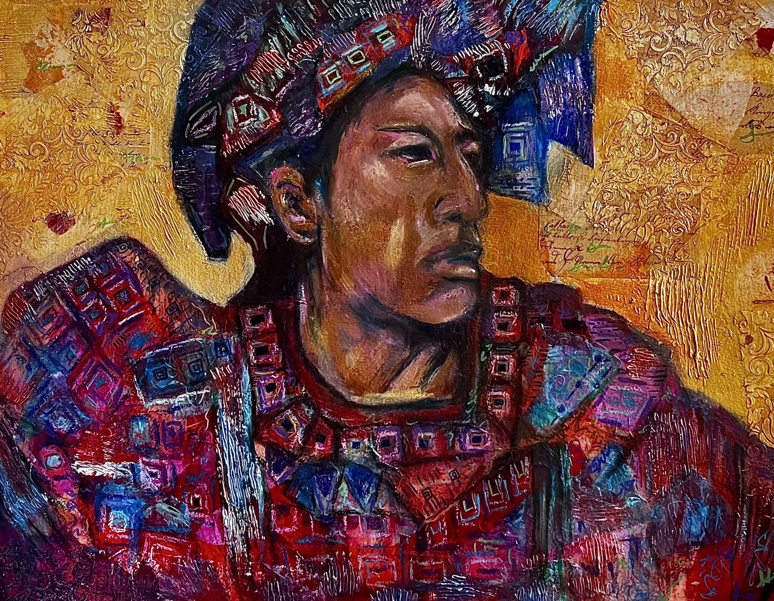 22x30
Oil on acrylic
cotton water color paper
"Mi Mejor Estampa"
