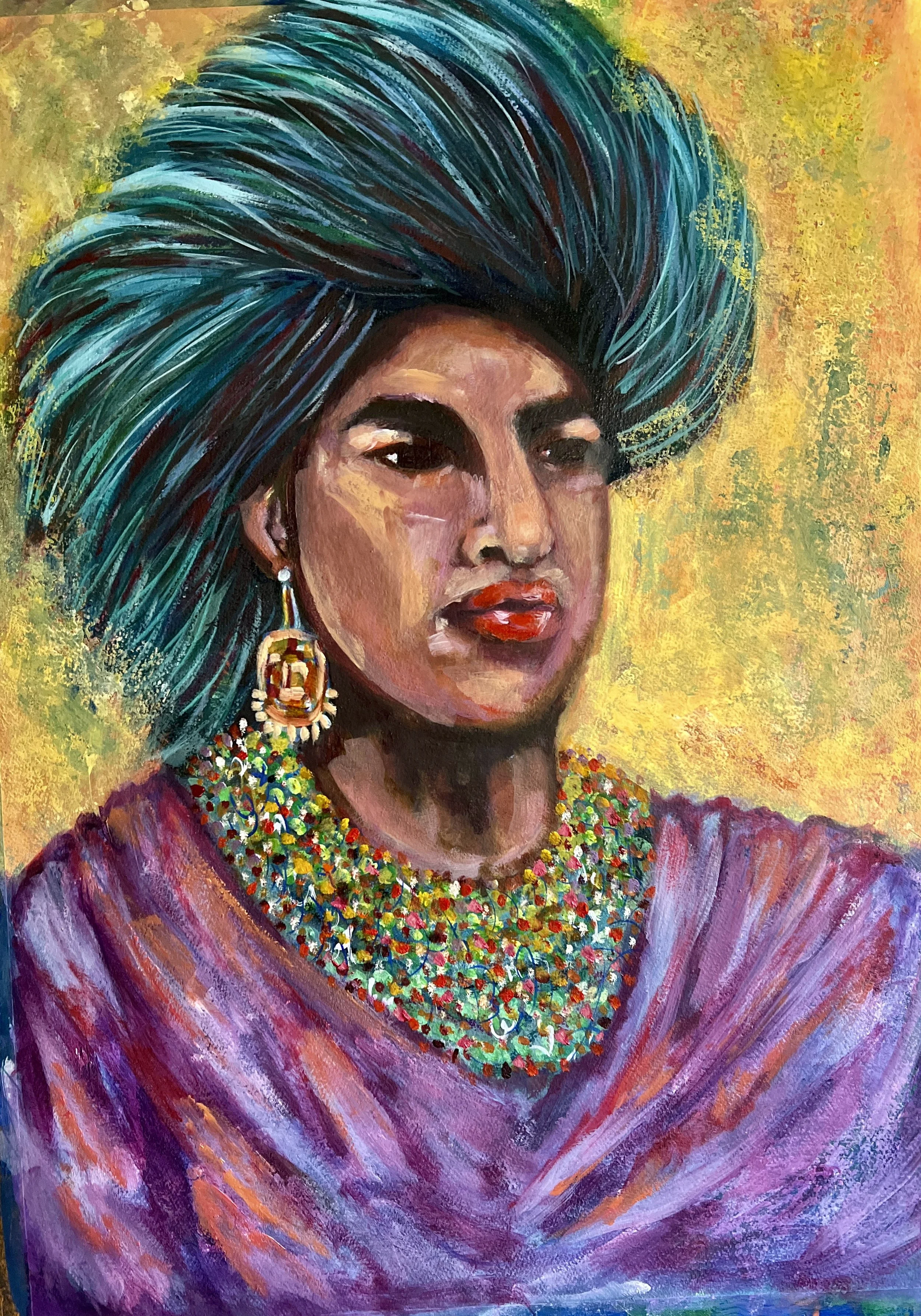 "  "
22x30
oil on acrylic
cotton water color paper
