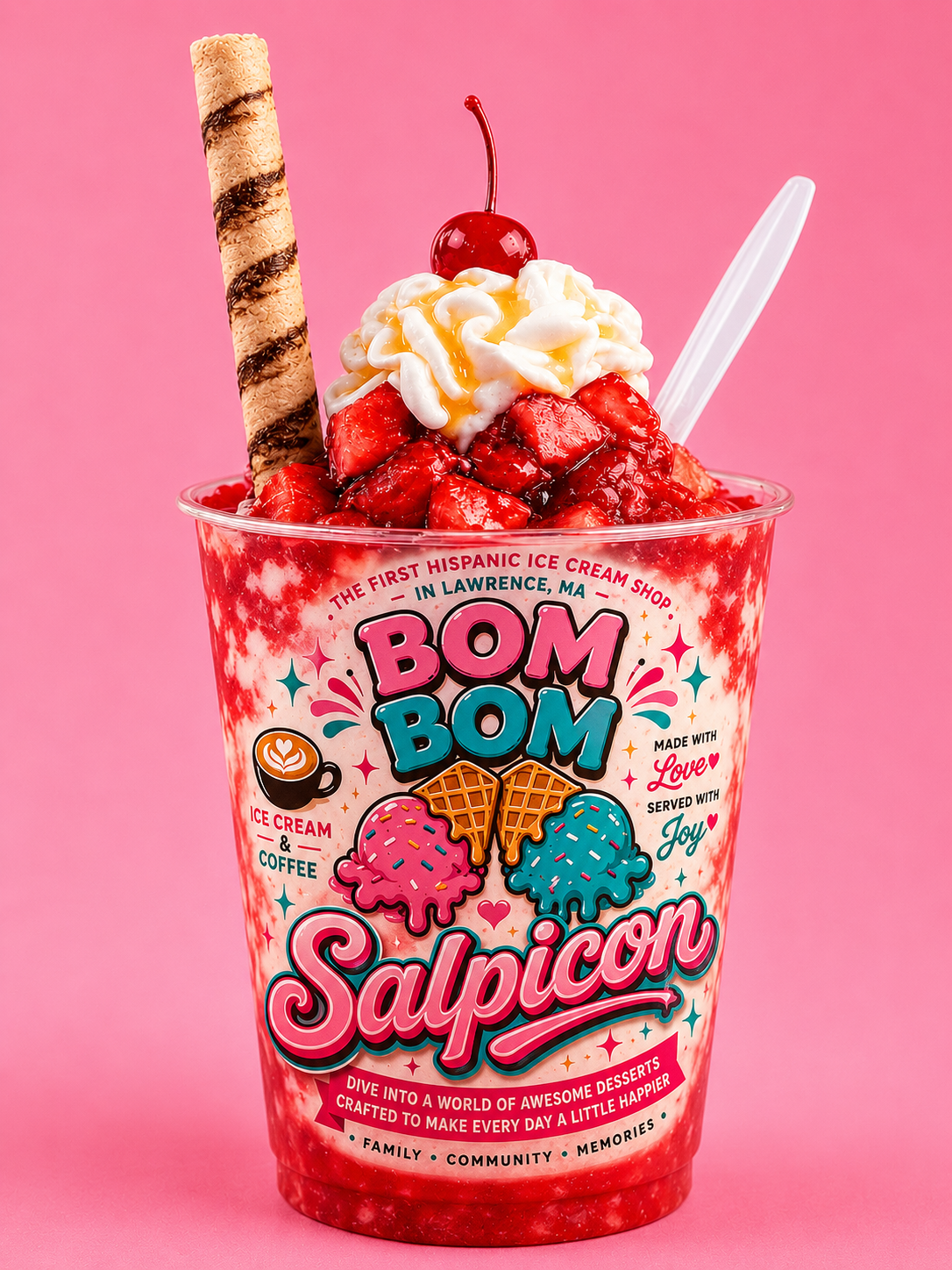 Bom Bom Salpicon Frutas & Helados