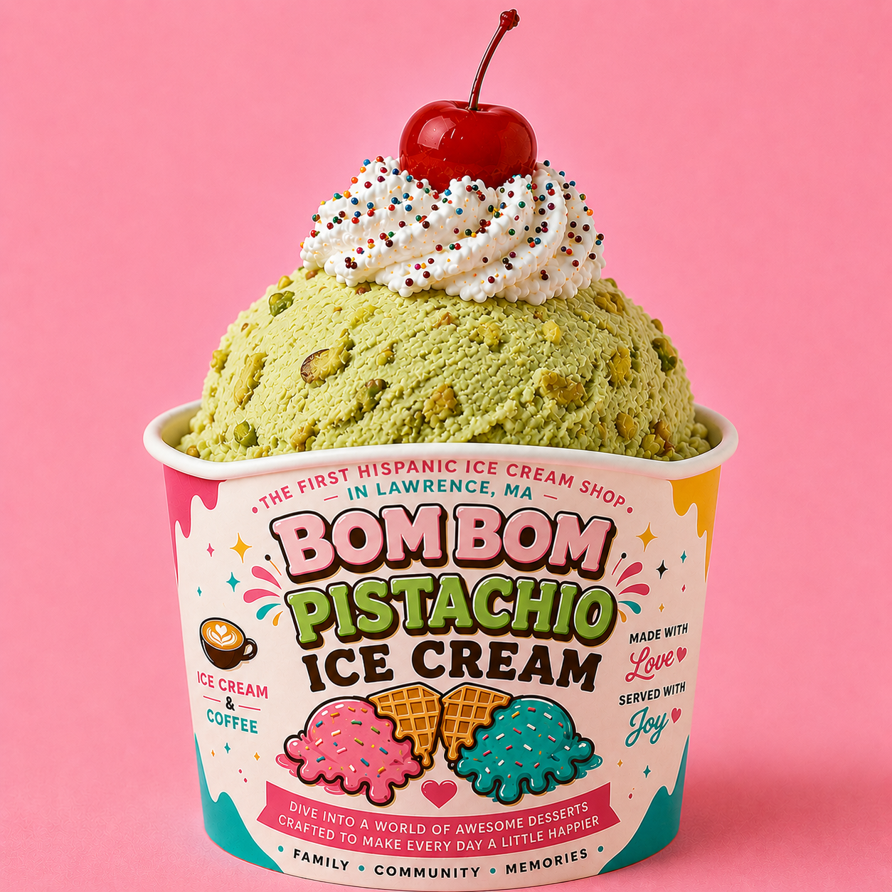 Bom Bom Pistachio