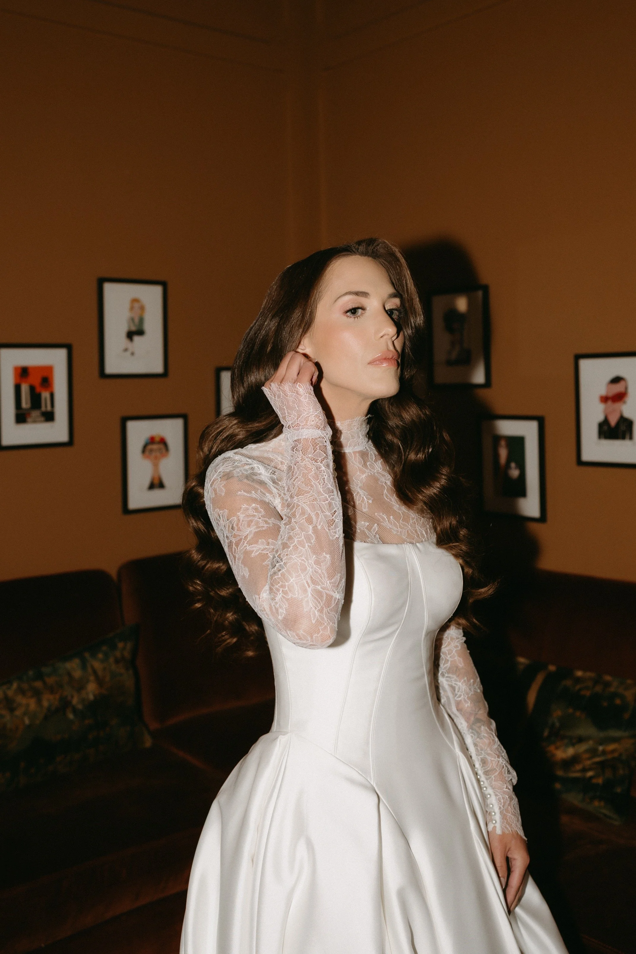 glam waves, soft curls and soft glam, pink eye makeup
