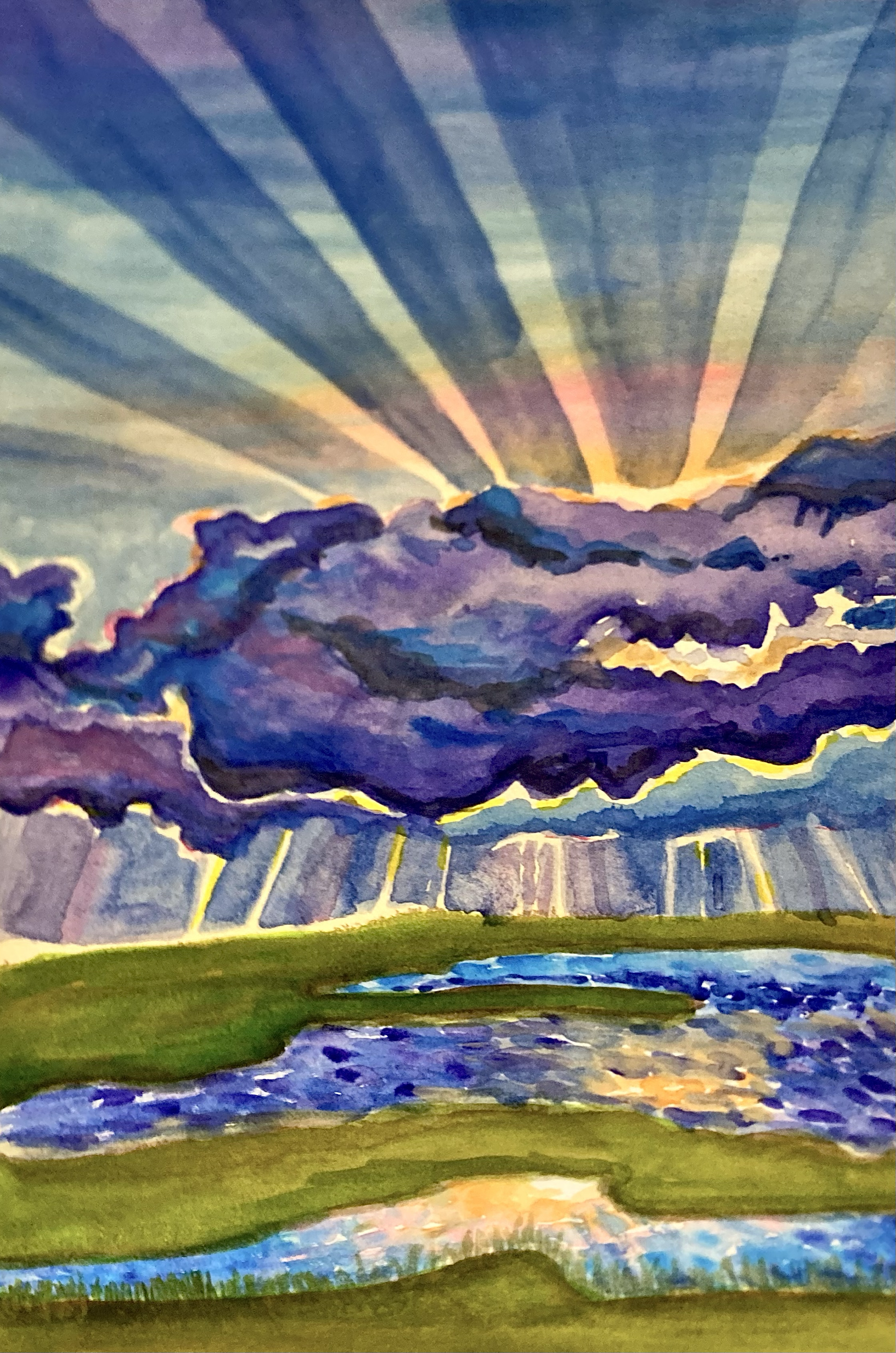 Sunset Thunderstorm