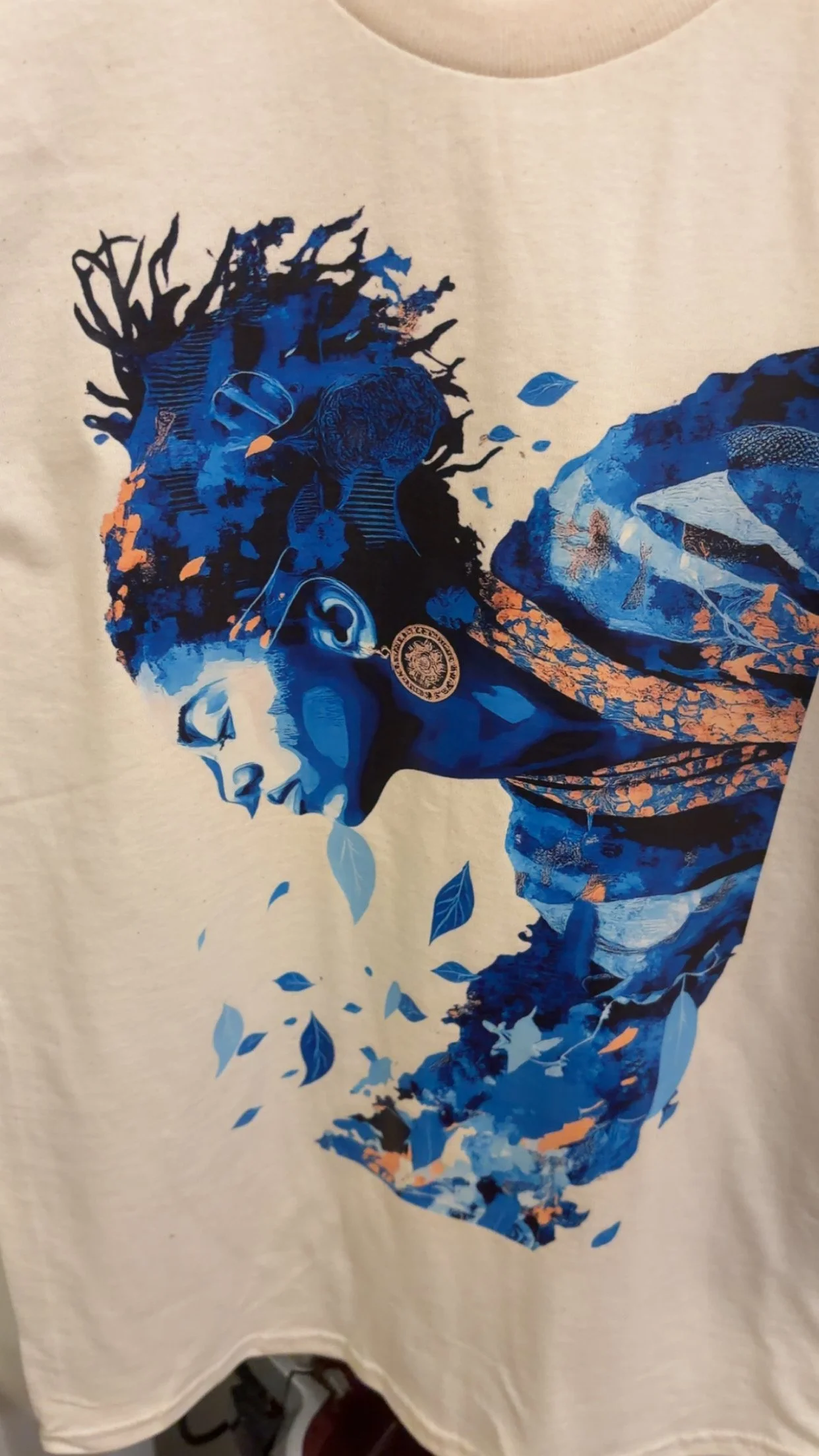 Blue Harmony Artistic T-Shirt