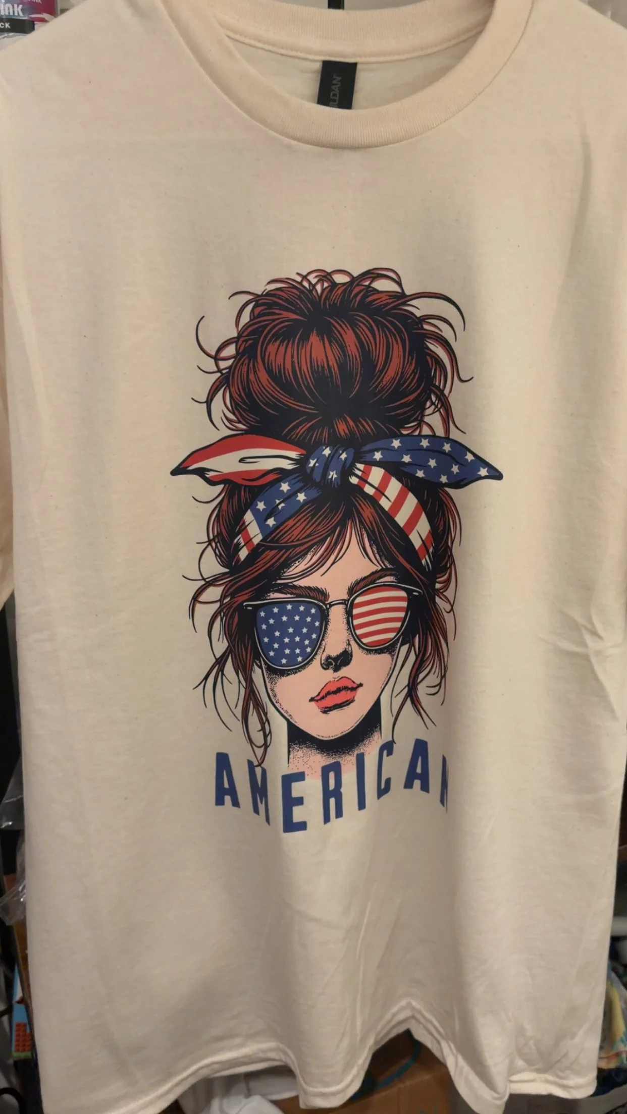 Patriotic Retro Chic T-Shirt