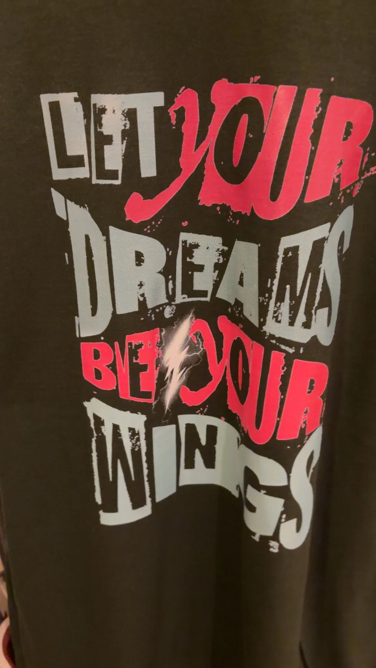 'Let Your Dreams Be Your Wings' Motivational T-Shirt
