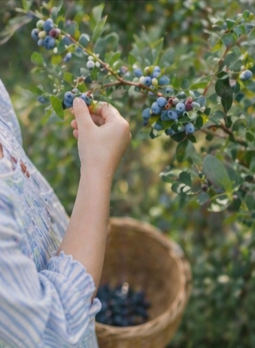 Picking Blueberries