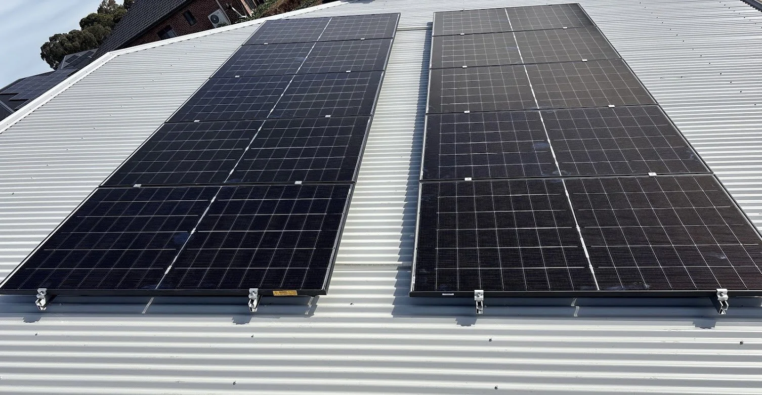 Solar panels installation on a residential or commercial property in South Australia. 