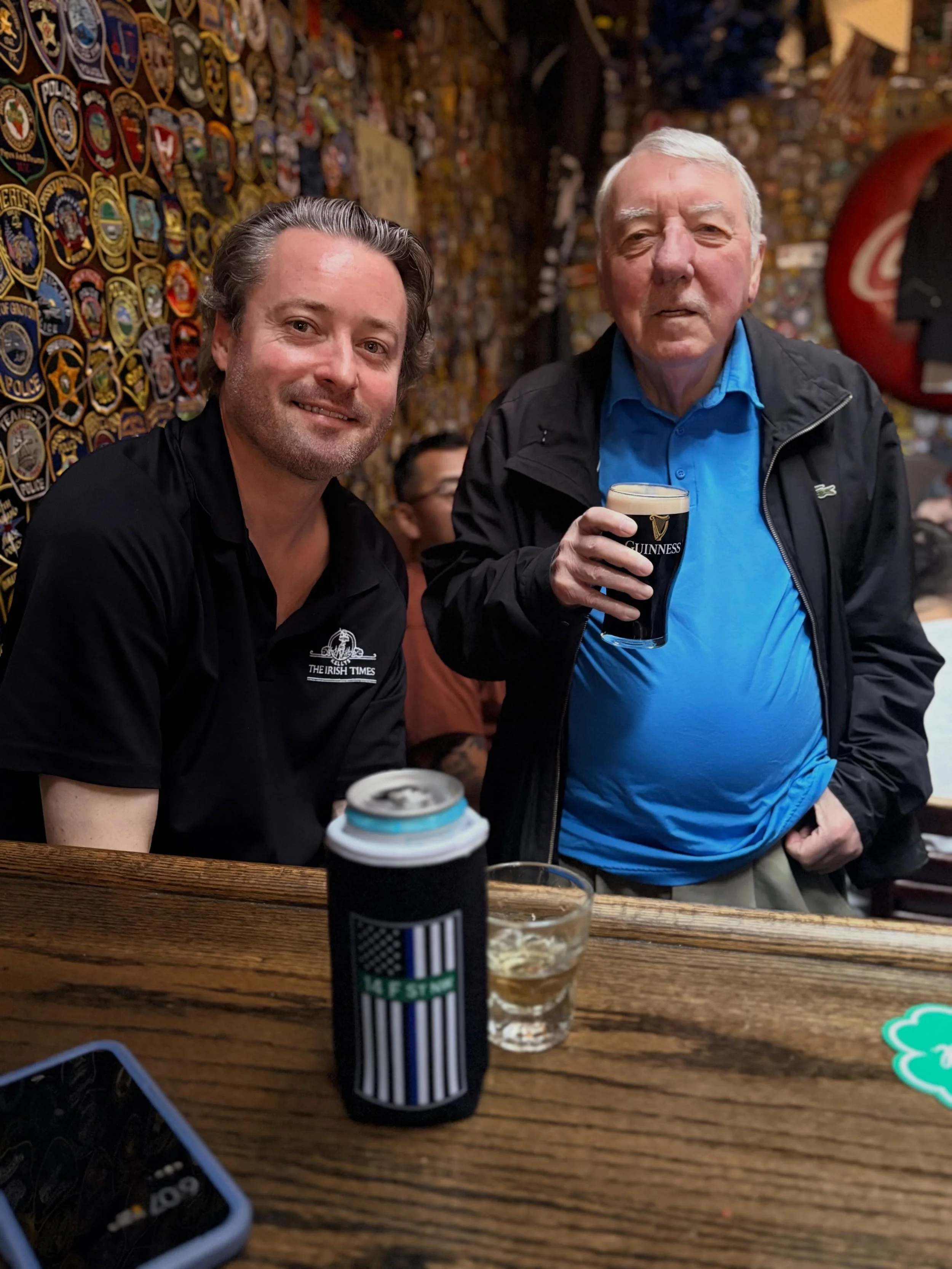 Two guys walk into a bar