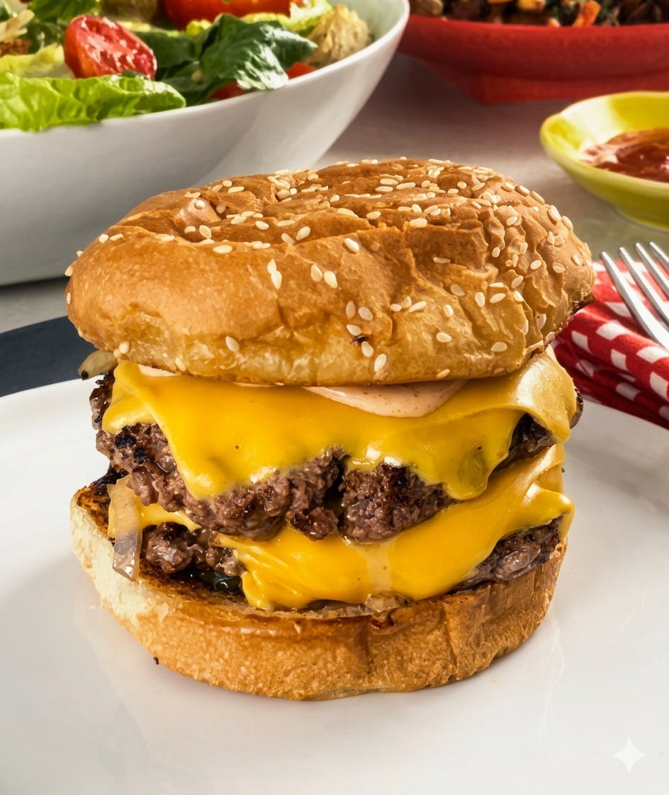 THE MENU BURGER