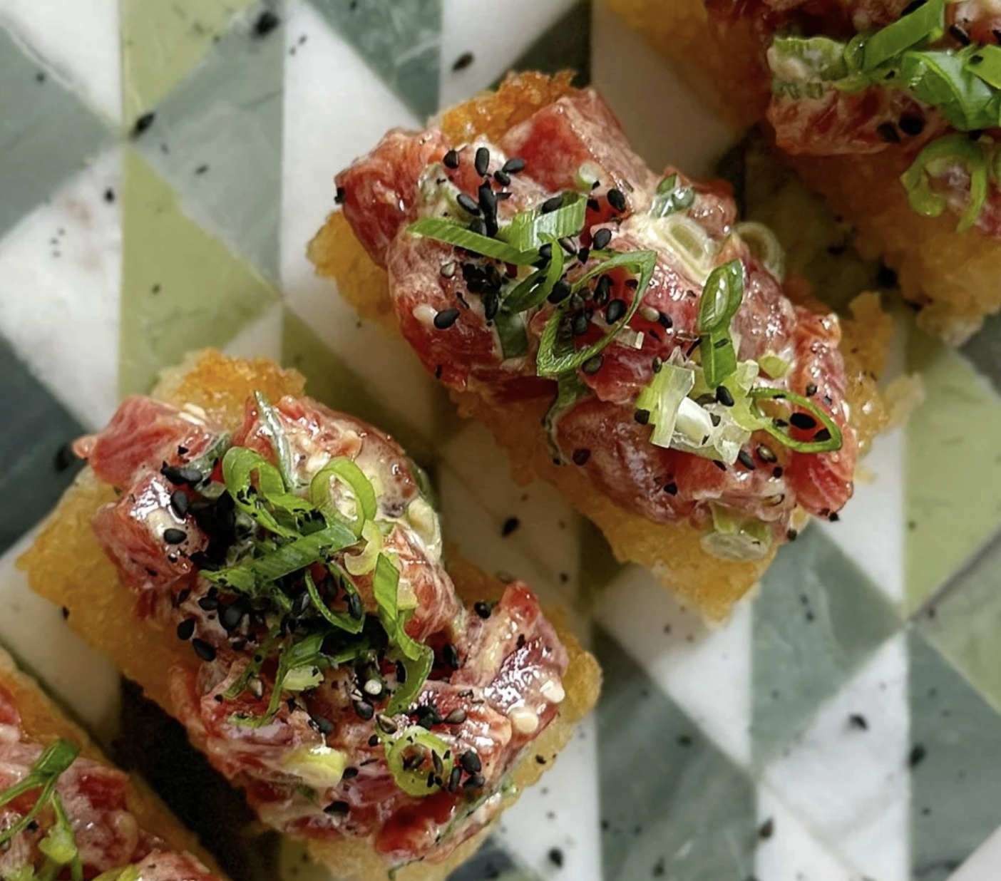 SPICY TUNA ON CRISPY RICE