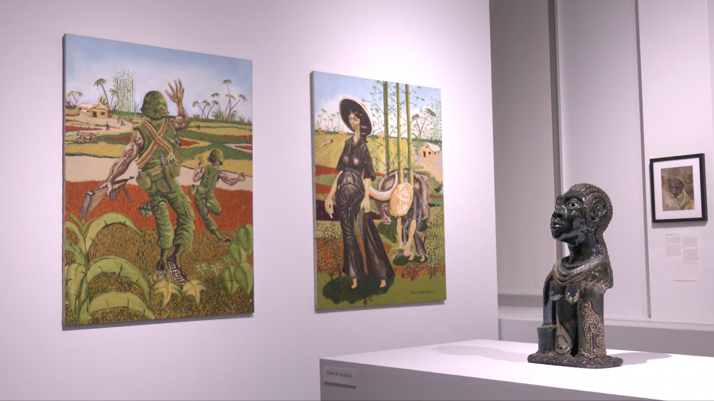 Shot on location at Rowan Art Gallery.