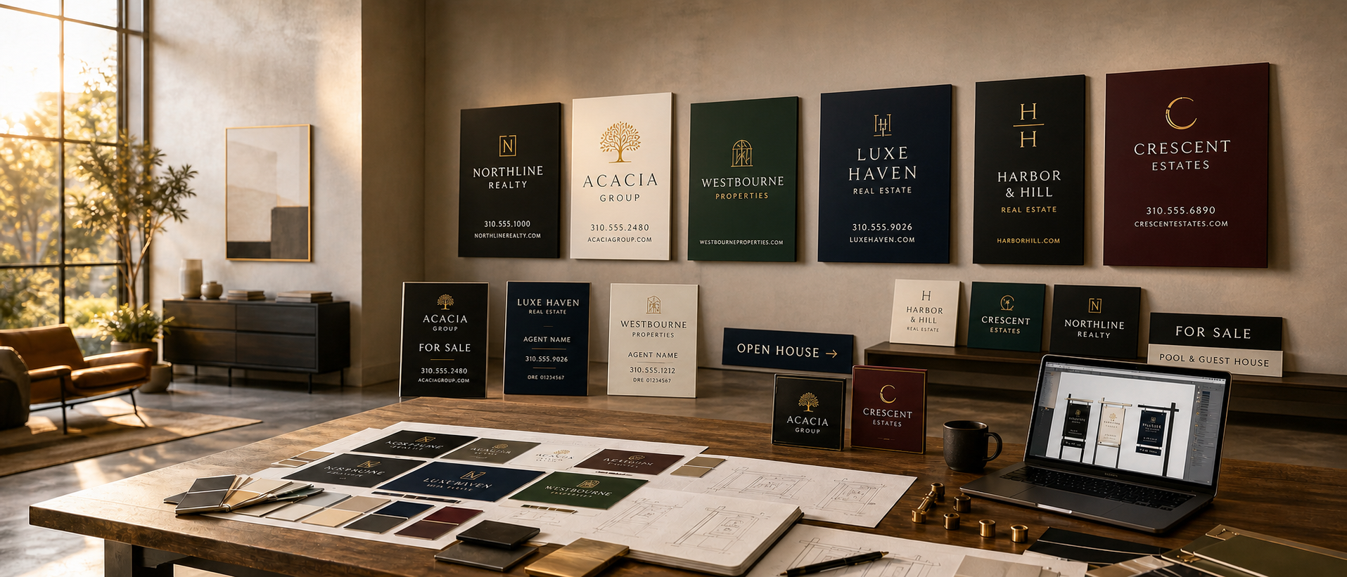 Design Studio of custom made sign panels