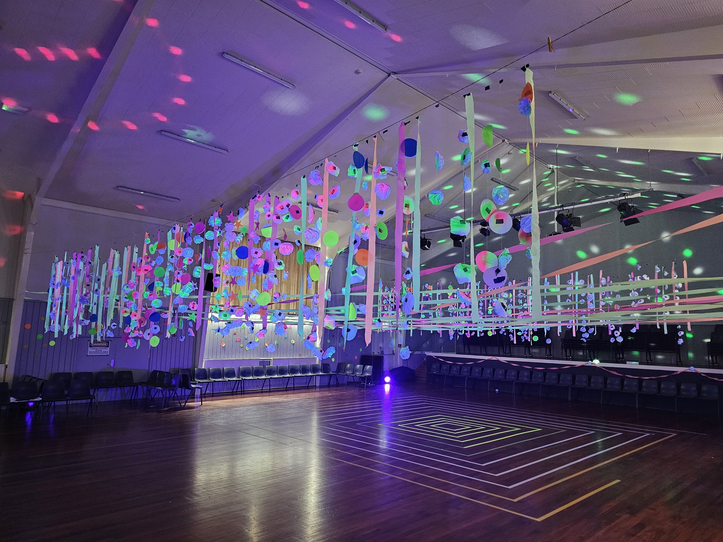 Nelson Intermediate End Of Year Formal - UV Lights