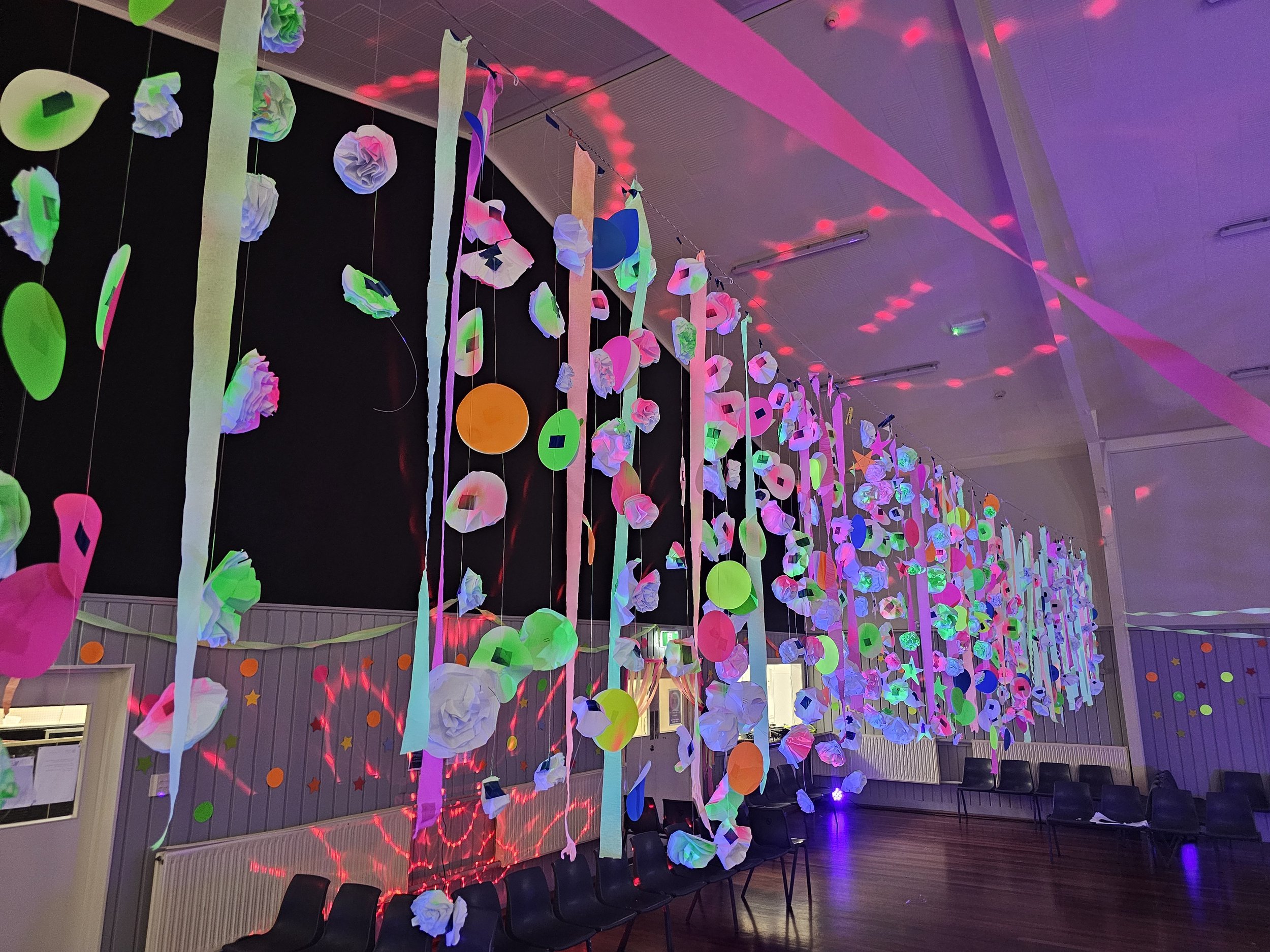 Nelson Intermediate End Of Year Formal - UV Lights