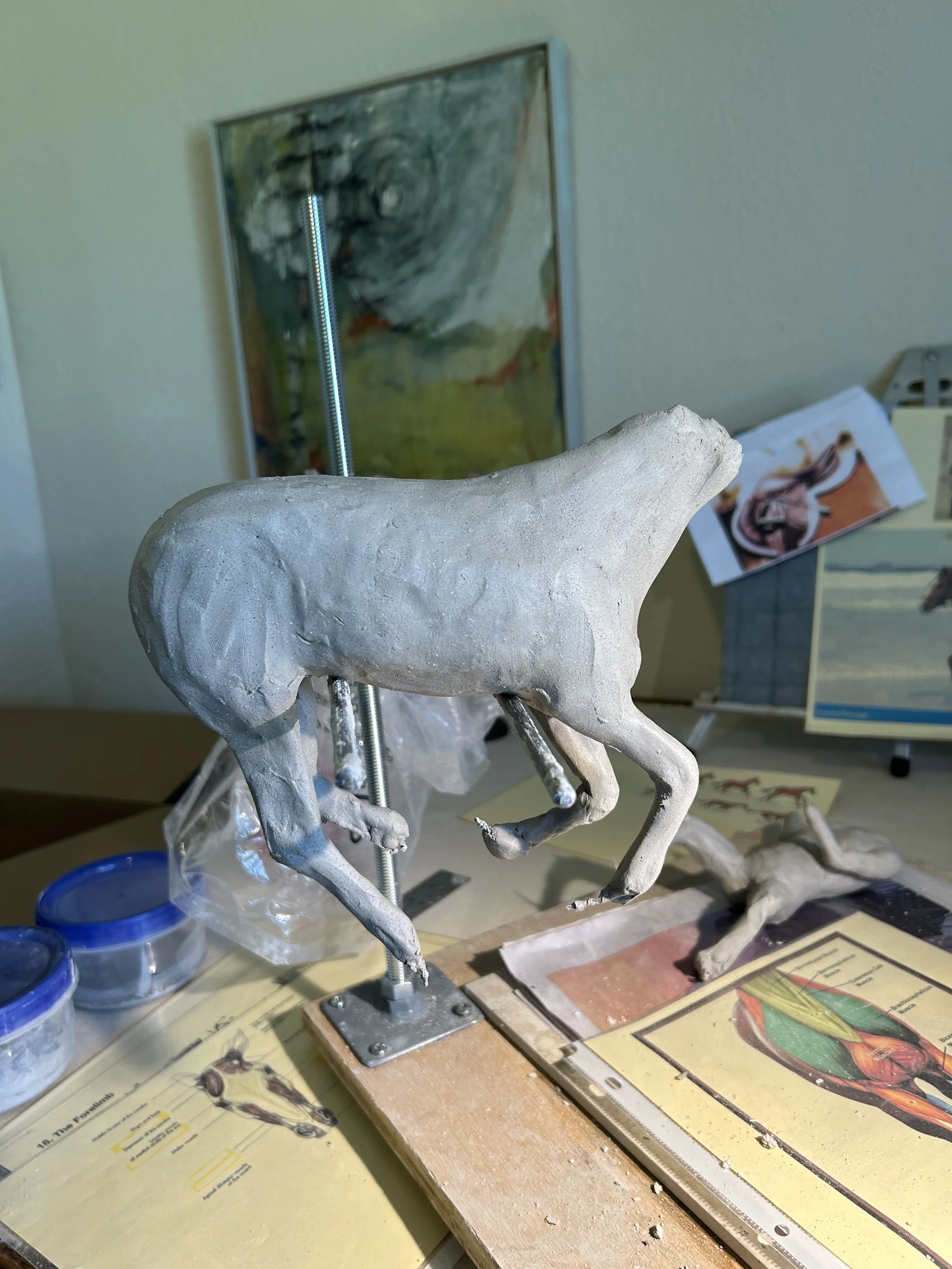 Starting the legs.