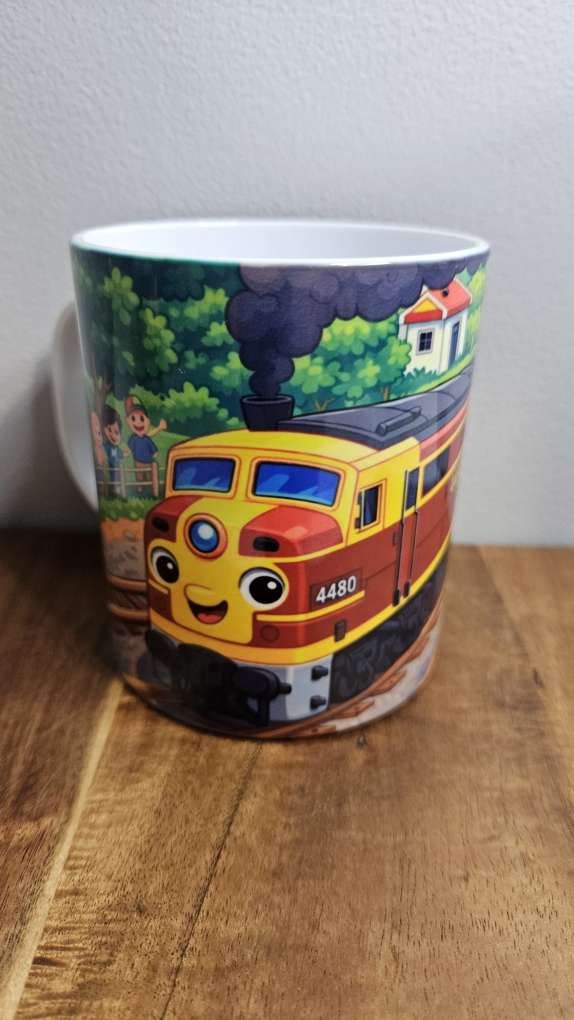 4480 Cartoon Train Mug