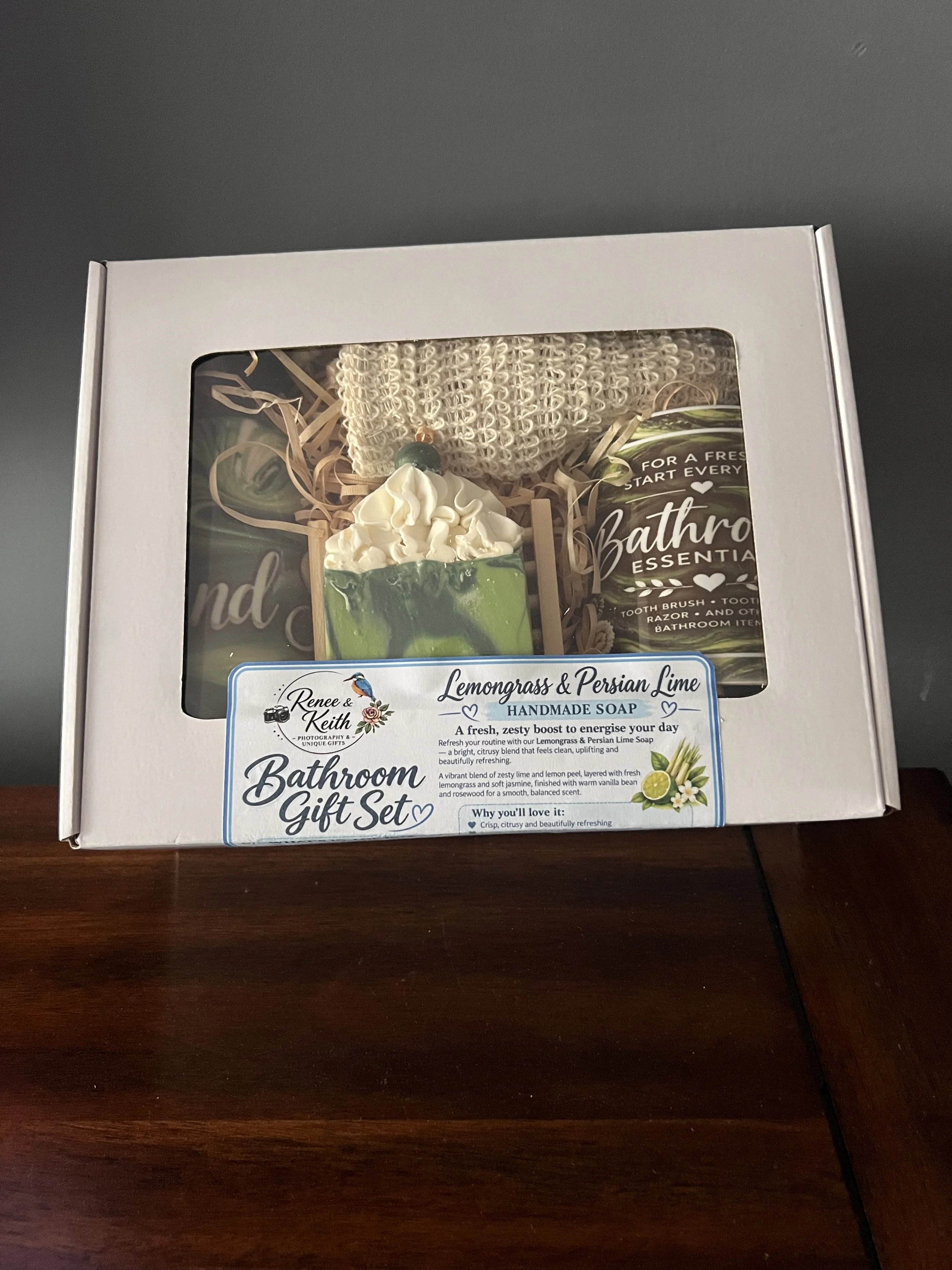 Bathroom Gift Set " Lemongrass & Persian Lime