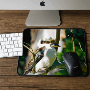 Fluffy Kookaburra Mousepad