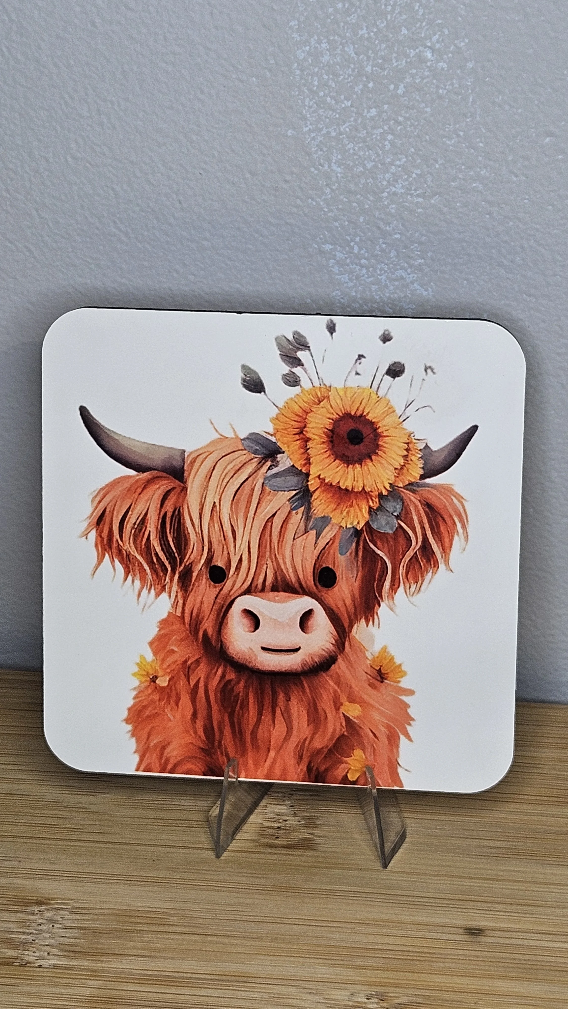 Highland Cow Coaster